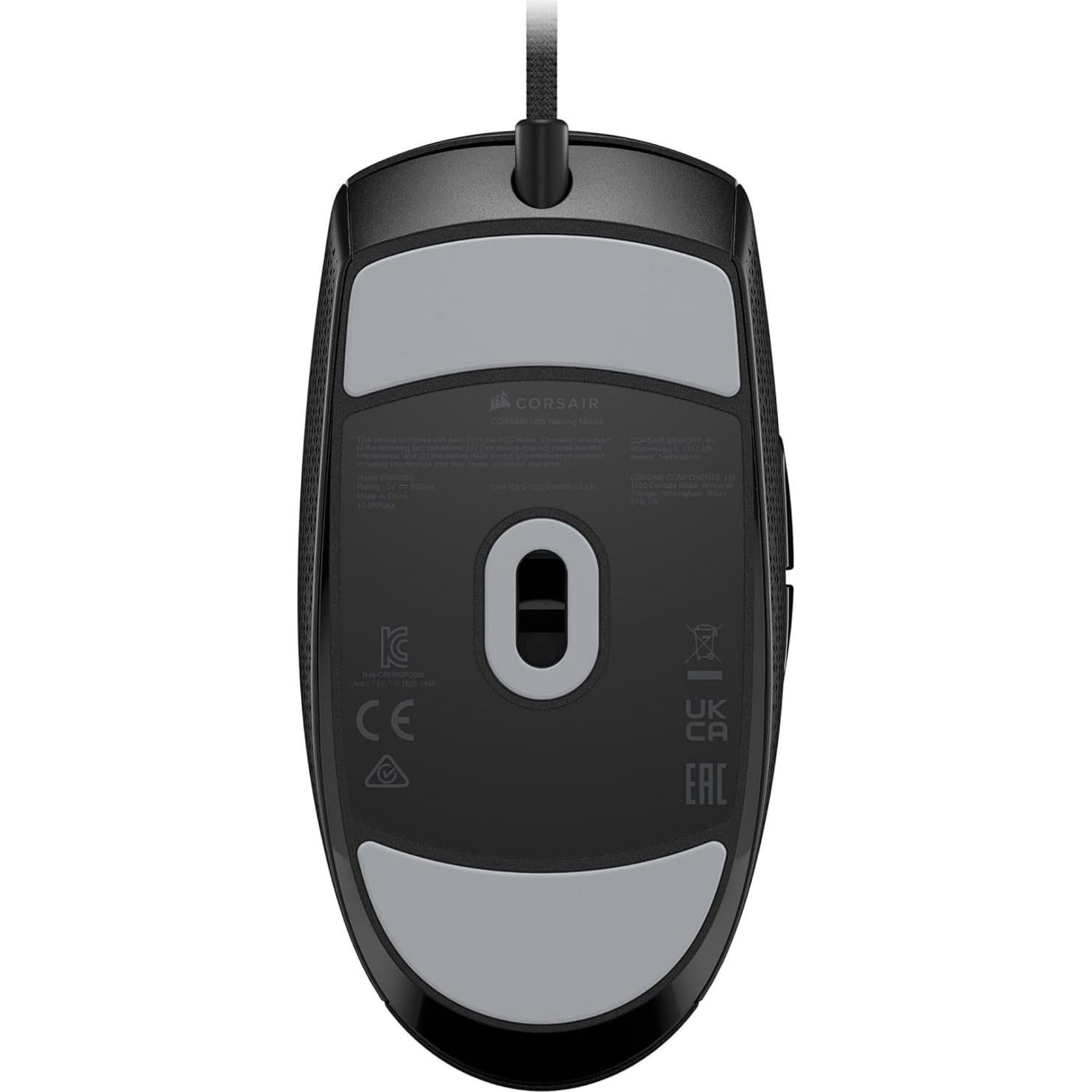 Corsair M55 Ratón Gaming Ligero con Cable 16000 DPI Negro