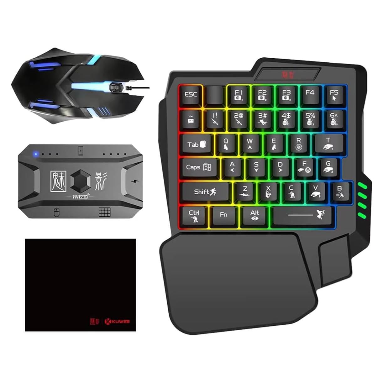 Combo Teclado y Ratón Gamer YOVDA Y1 PRO Retroiluminado