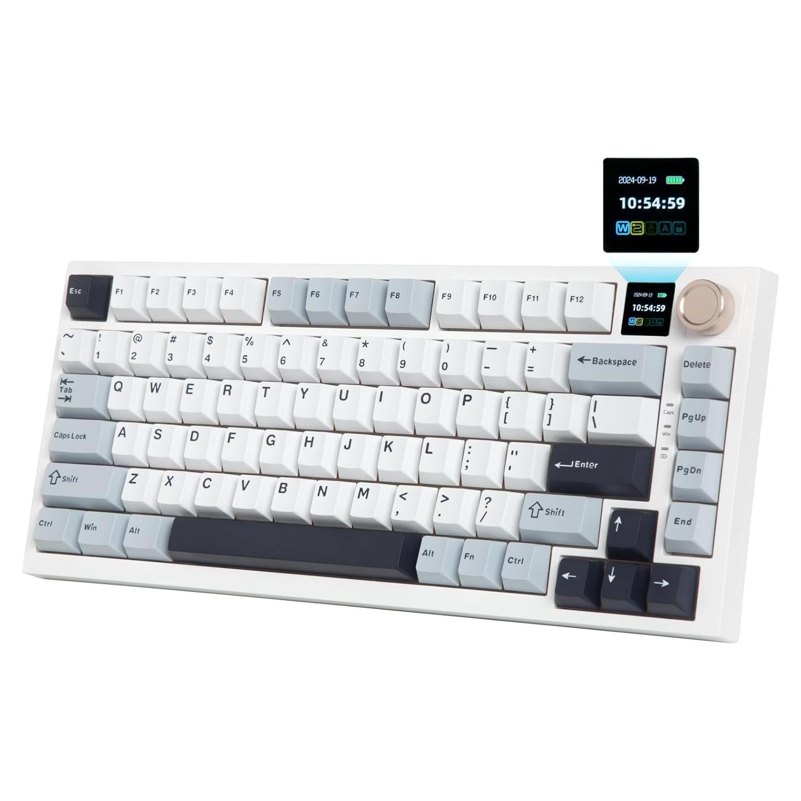 Teclado Mecánico Inalámbrico HUO JI CQ082 RGB 75%