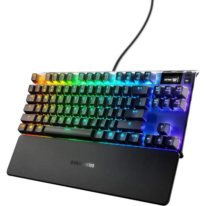 Teclado Mecánico USB SteelSeries Apex 7 TKL con Pantalla OLED