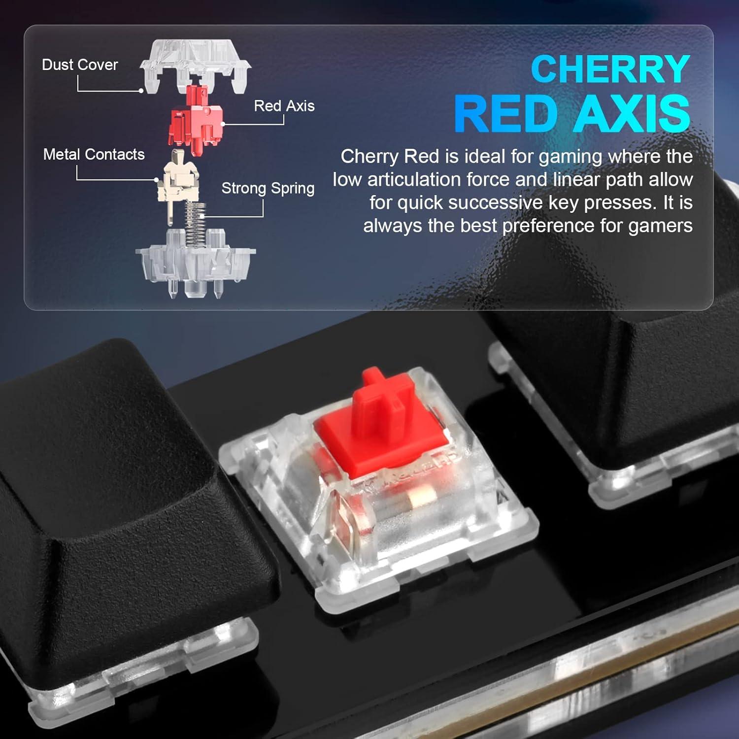 Teclado Mecánico Gaming Ecarke Mini 4 Teclas USB-C RGB