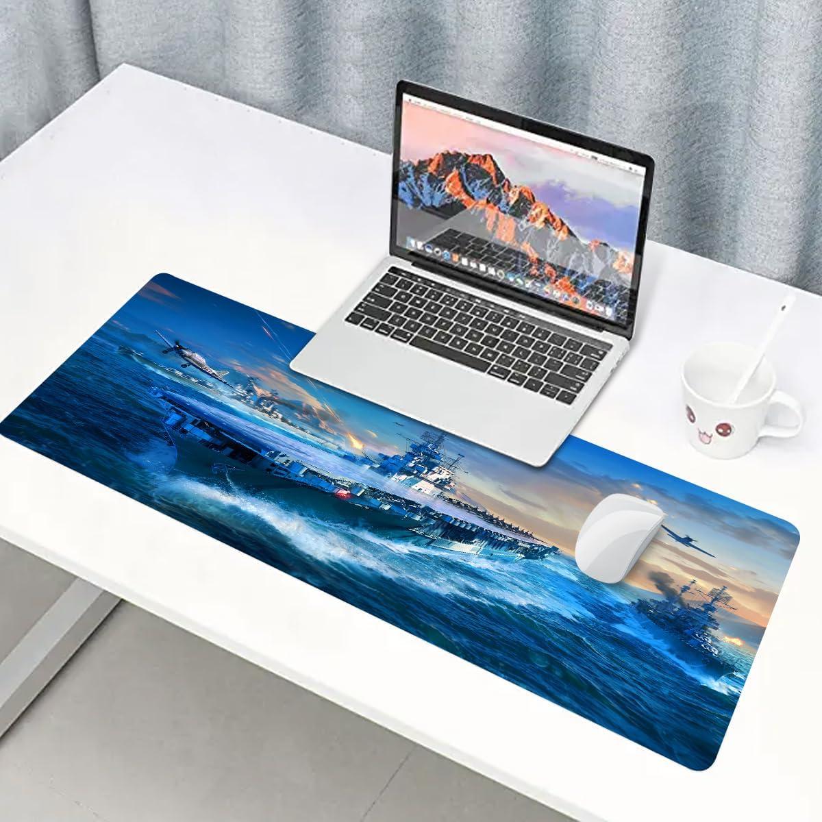 Alfombrilla de Ratón Grande LshyMn 80x30 cm Diseño Militar