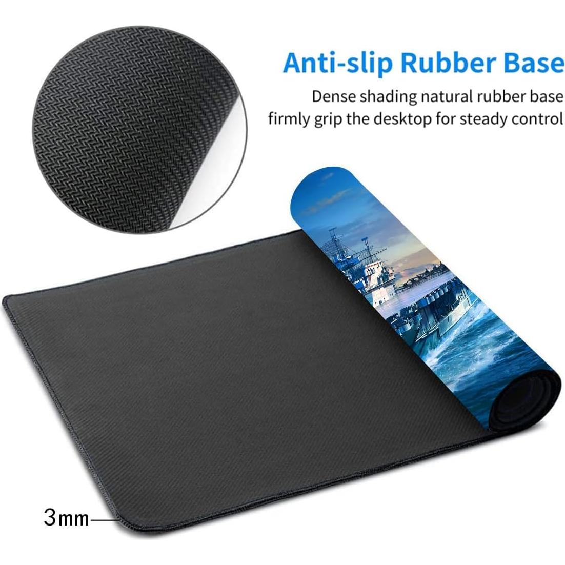 Alfombrilla de Ratón Grande LshyMn 80x30 cm Diseño Militar