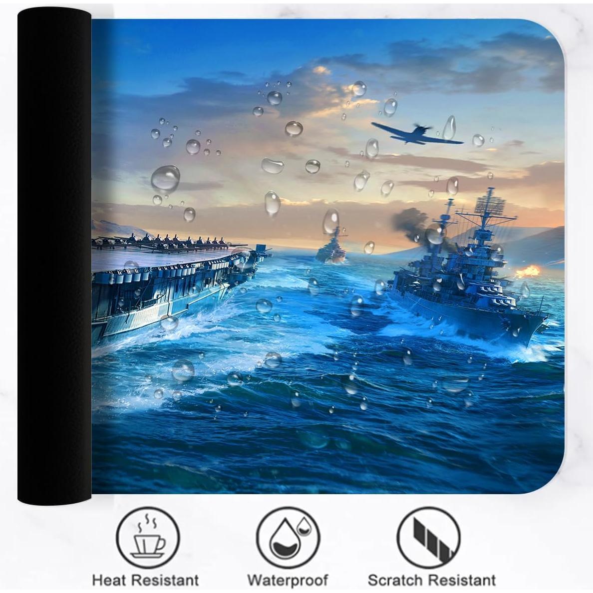 Alfombrilla de Ratón Grande LshyMn 80x30 cm Diseño Militar