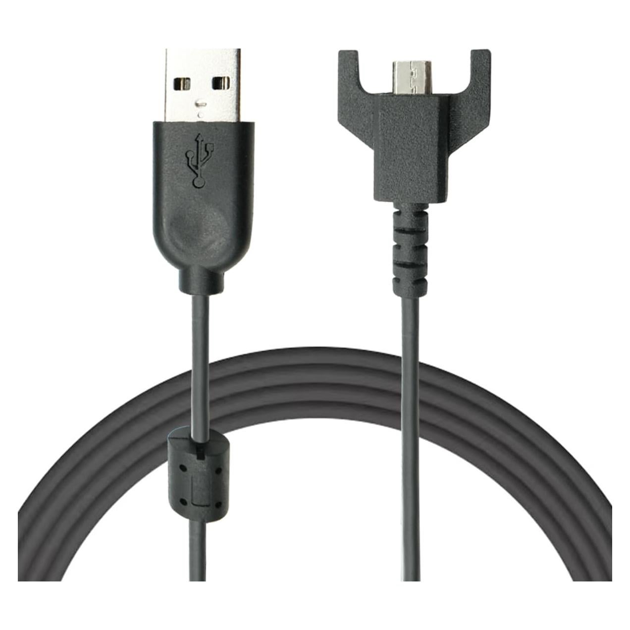 Cable de Carga USB a Micro USB 1.8m NoirVogel para Logitech