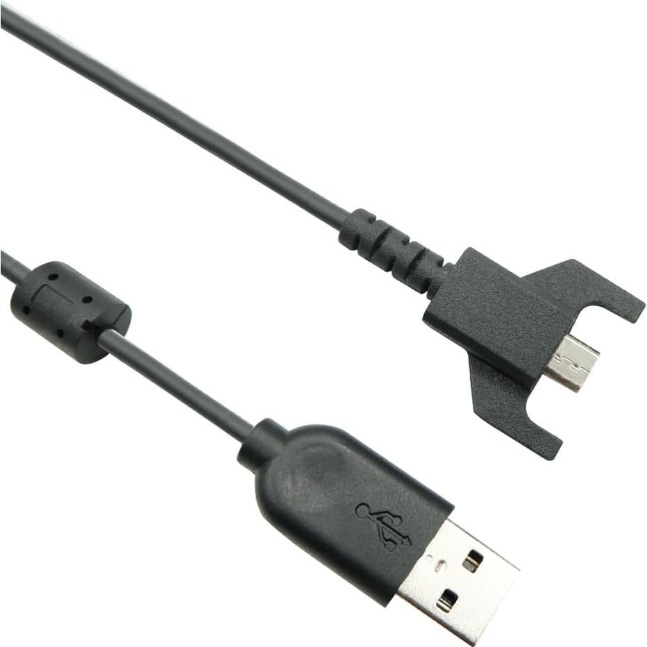 Cable de Carga USB a Micro USB 1.8m NoirVogel para Logitech