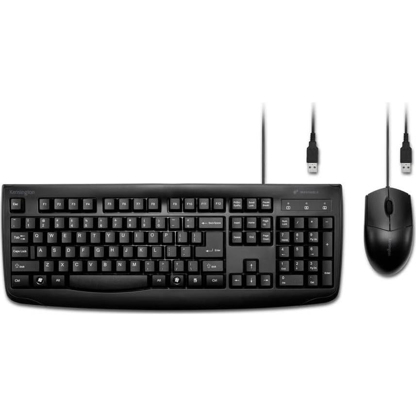 Kensington Pro Fit Teclado y Ratón Lavable con Cable IP67