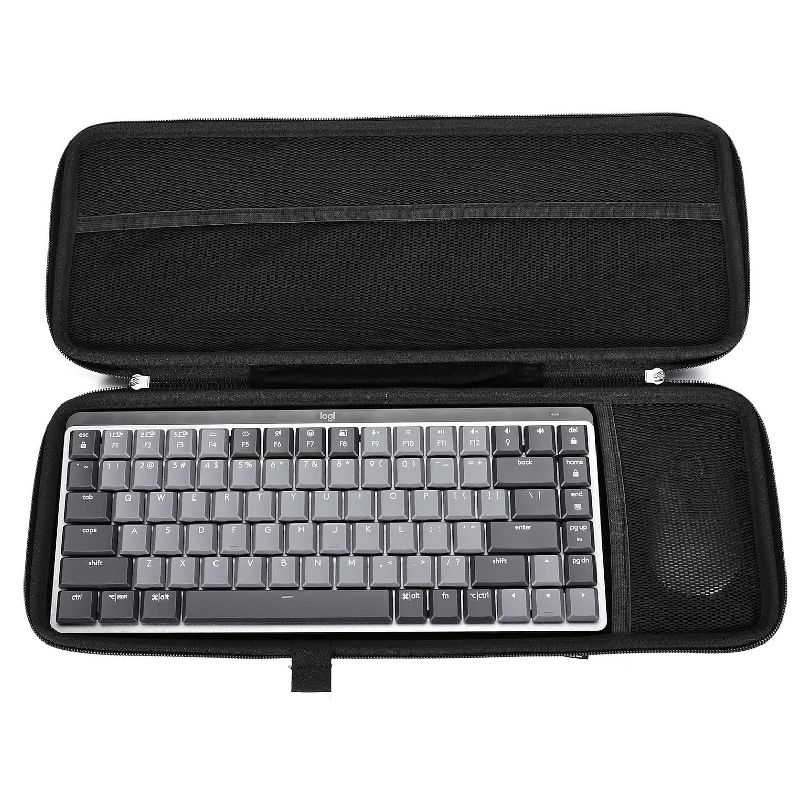 Funda Dura RAIACE para Teclado Logitech MX Keys Mini - Negro