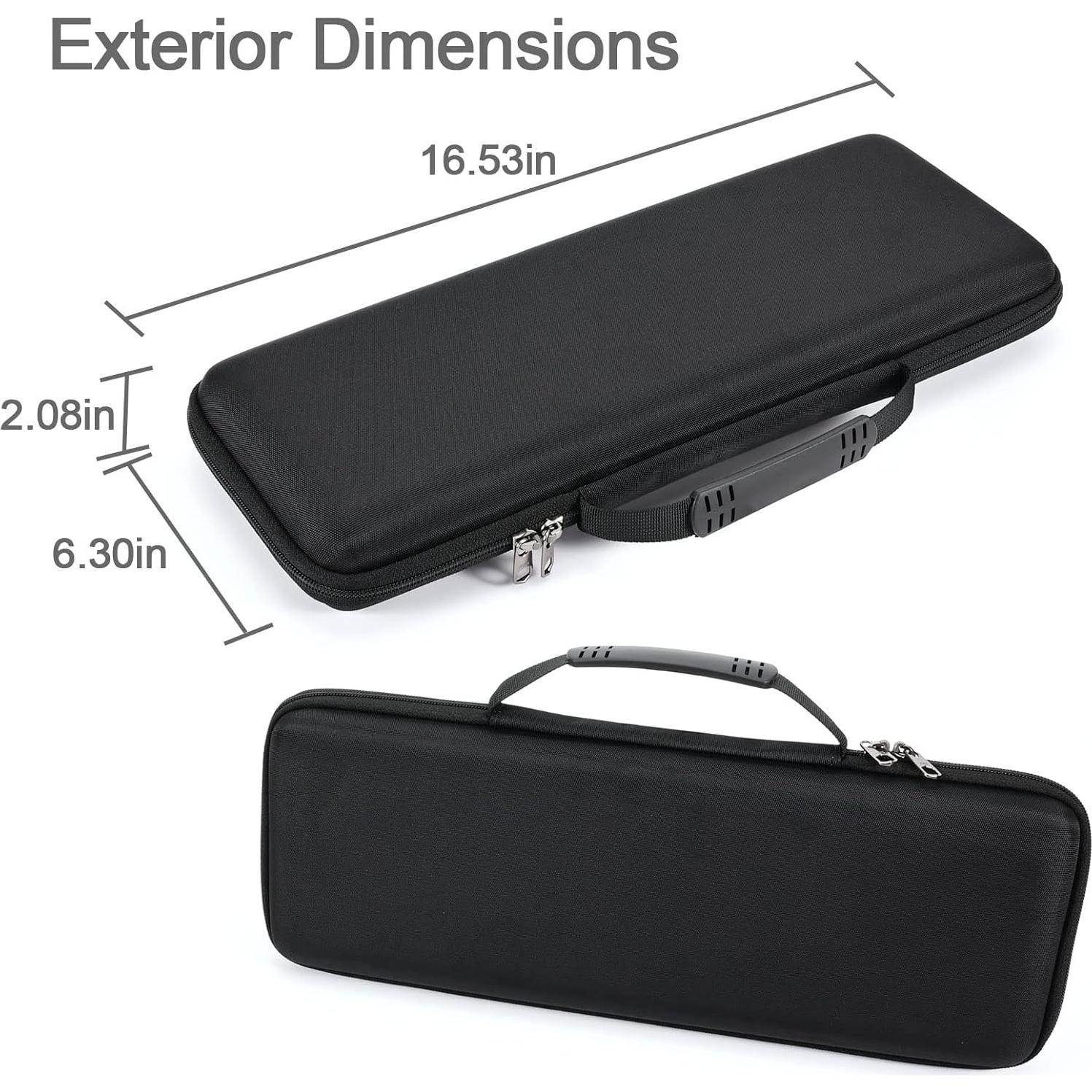 Funda Dura RAIACE para Teclado Logitech MX Keys Mini - Negro