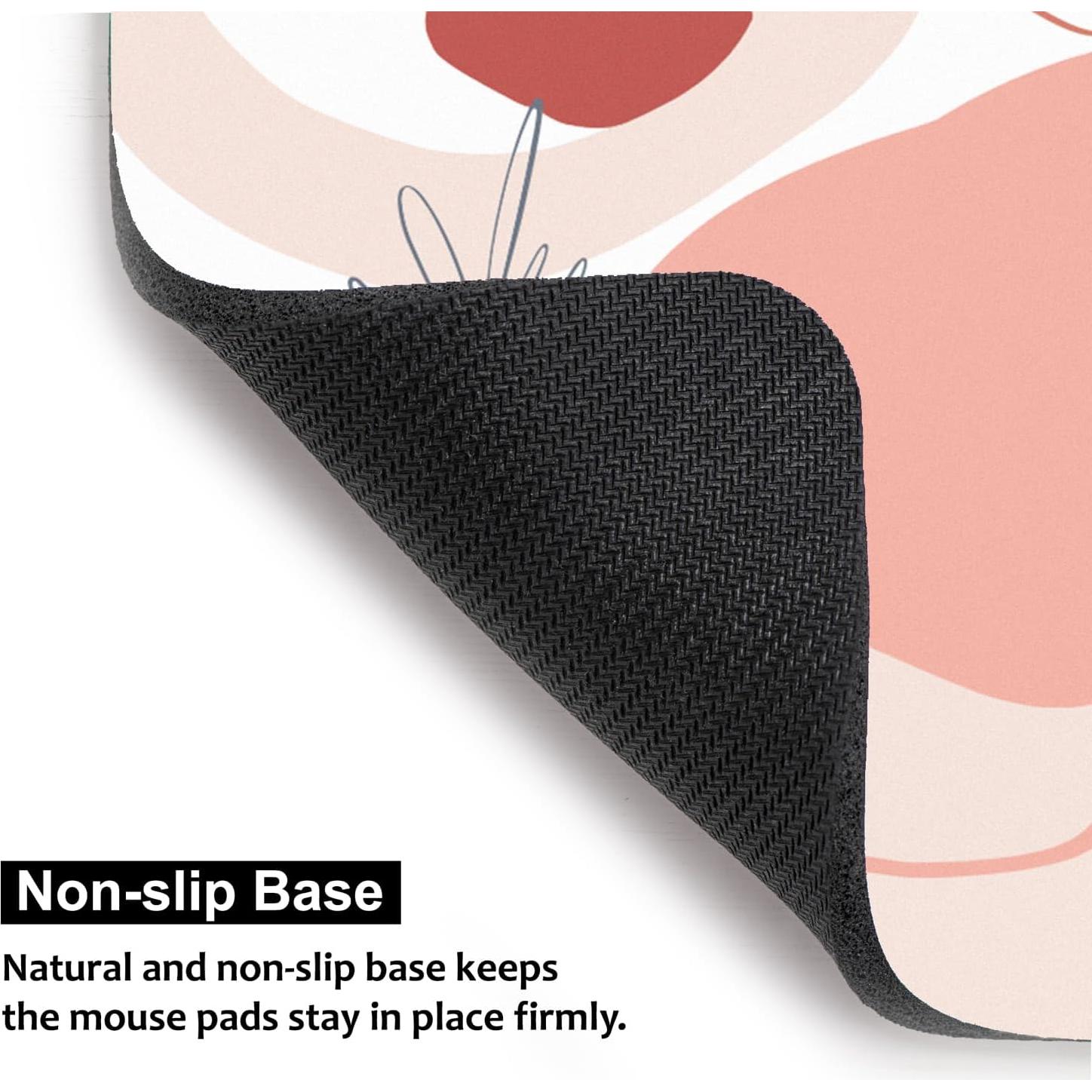 Alfombrilla de Ratón Pequeña Audimi Rosa 15x20 cm Antideslizante