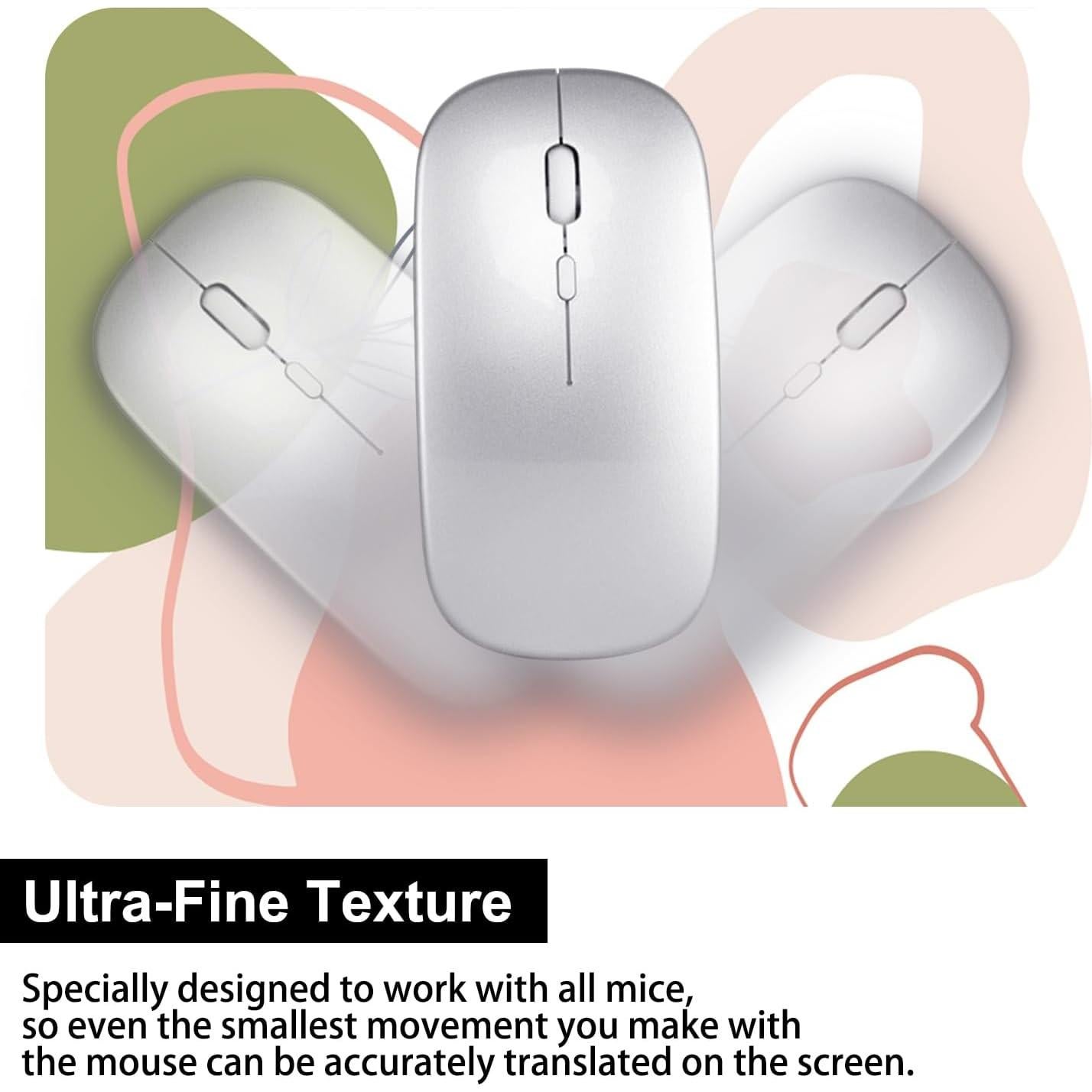 Alfombrilla de Ratón Pequeña Audimi Rosa 15x20 cm Antideslizante