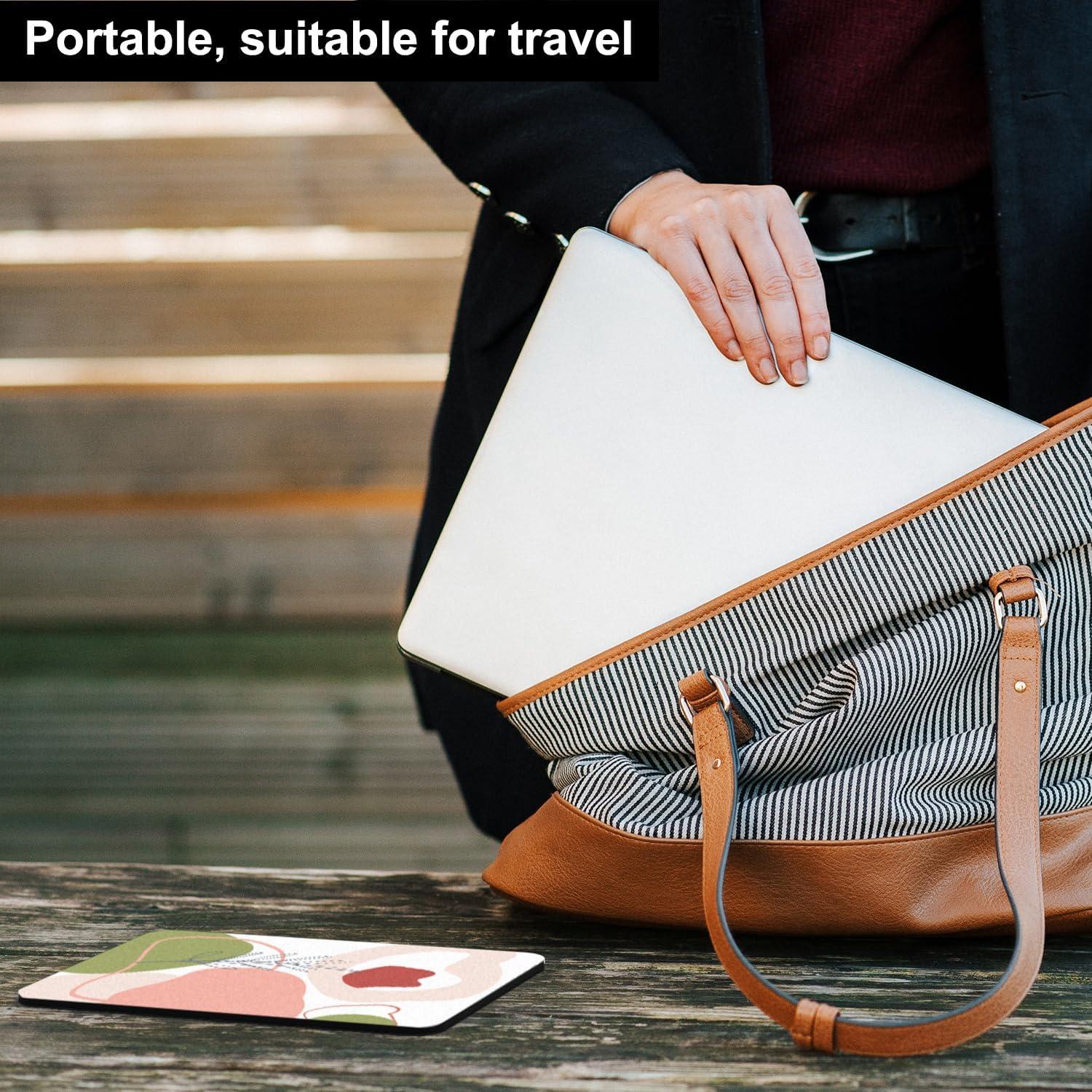 Alfombrilla de Ratón Pequeña Audimi Rosa 15x20 cm Antideslizante