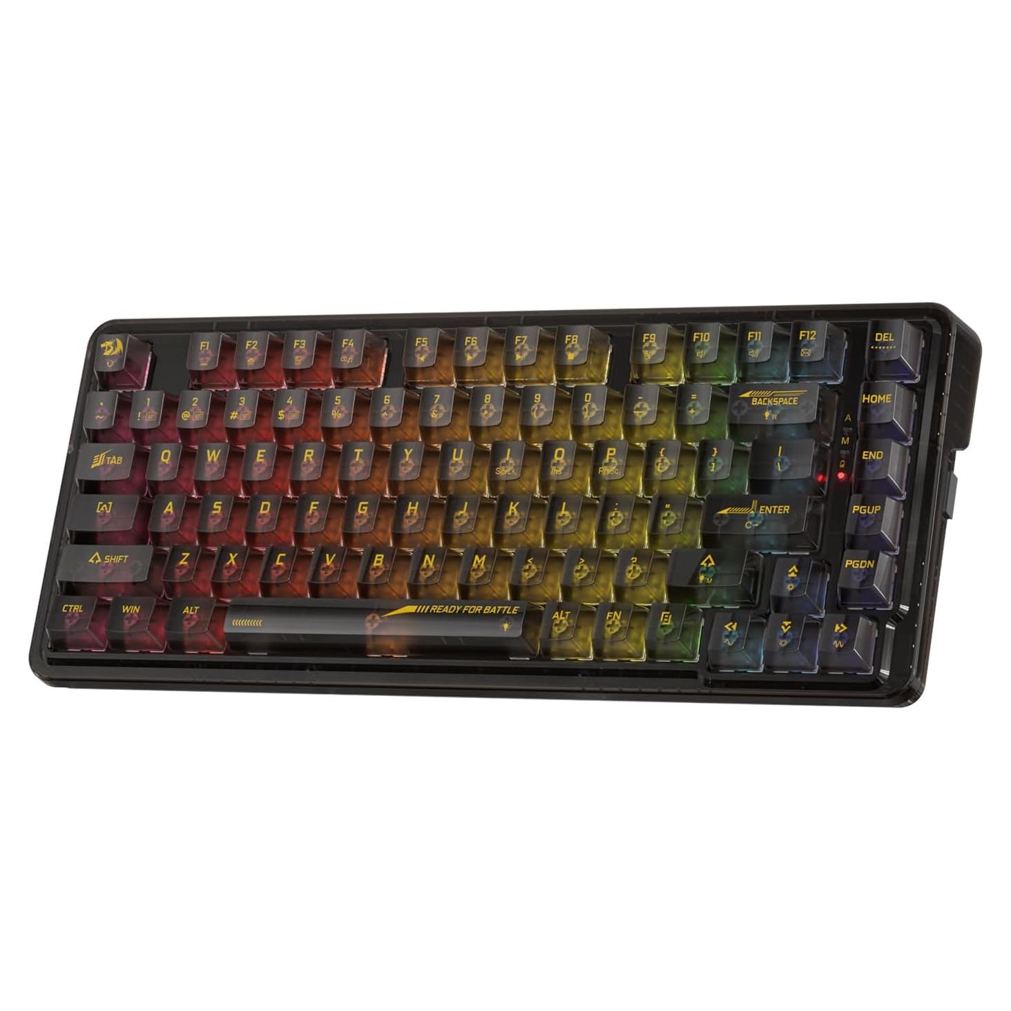 Teclado Mecánico Inalámbrico Redragon K649 PRO 82 Teclas RGB