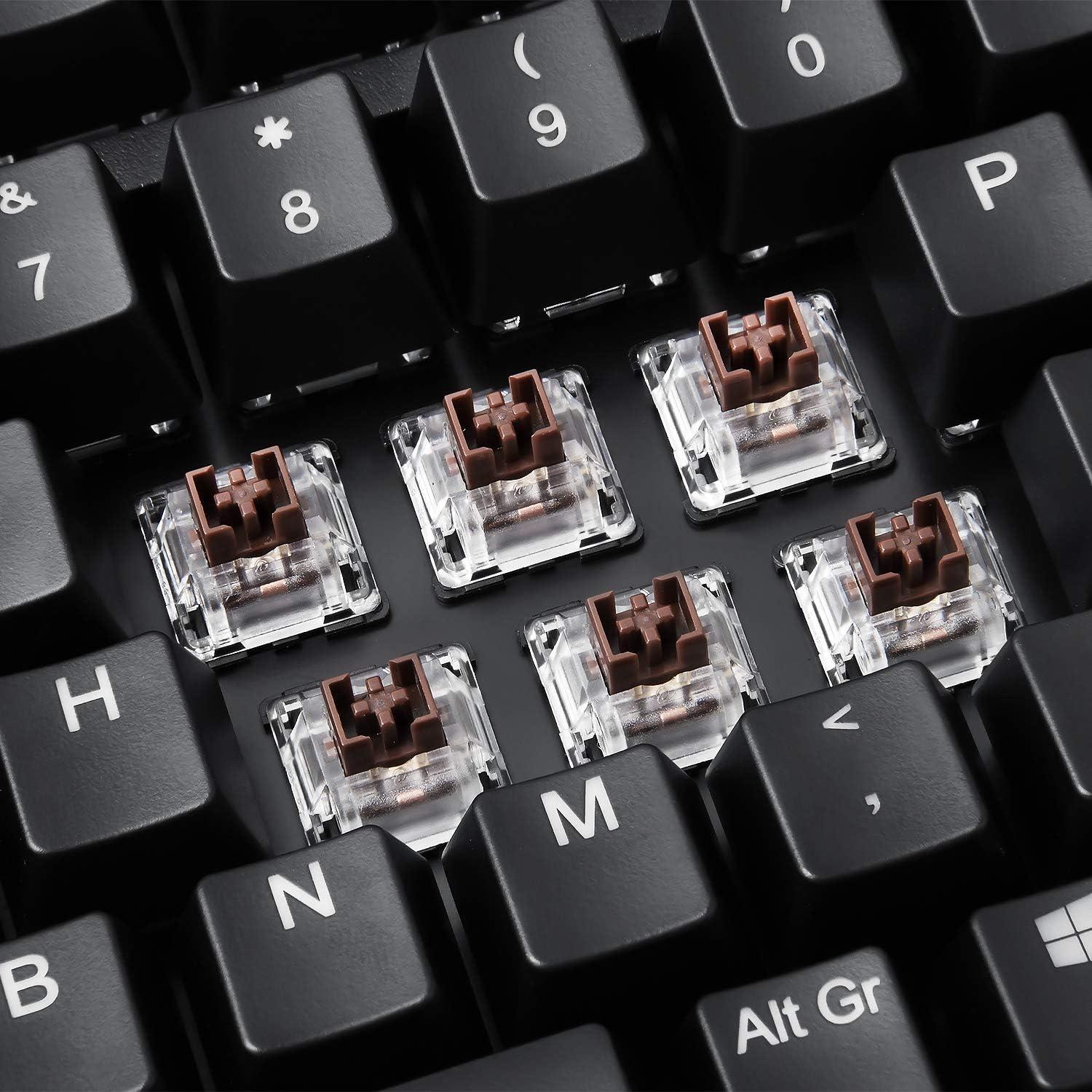 Teclado Mecánico Perixx PERIBOARD-522 con Trackball 55mm