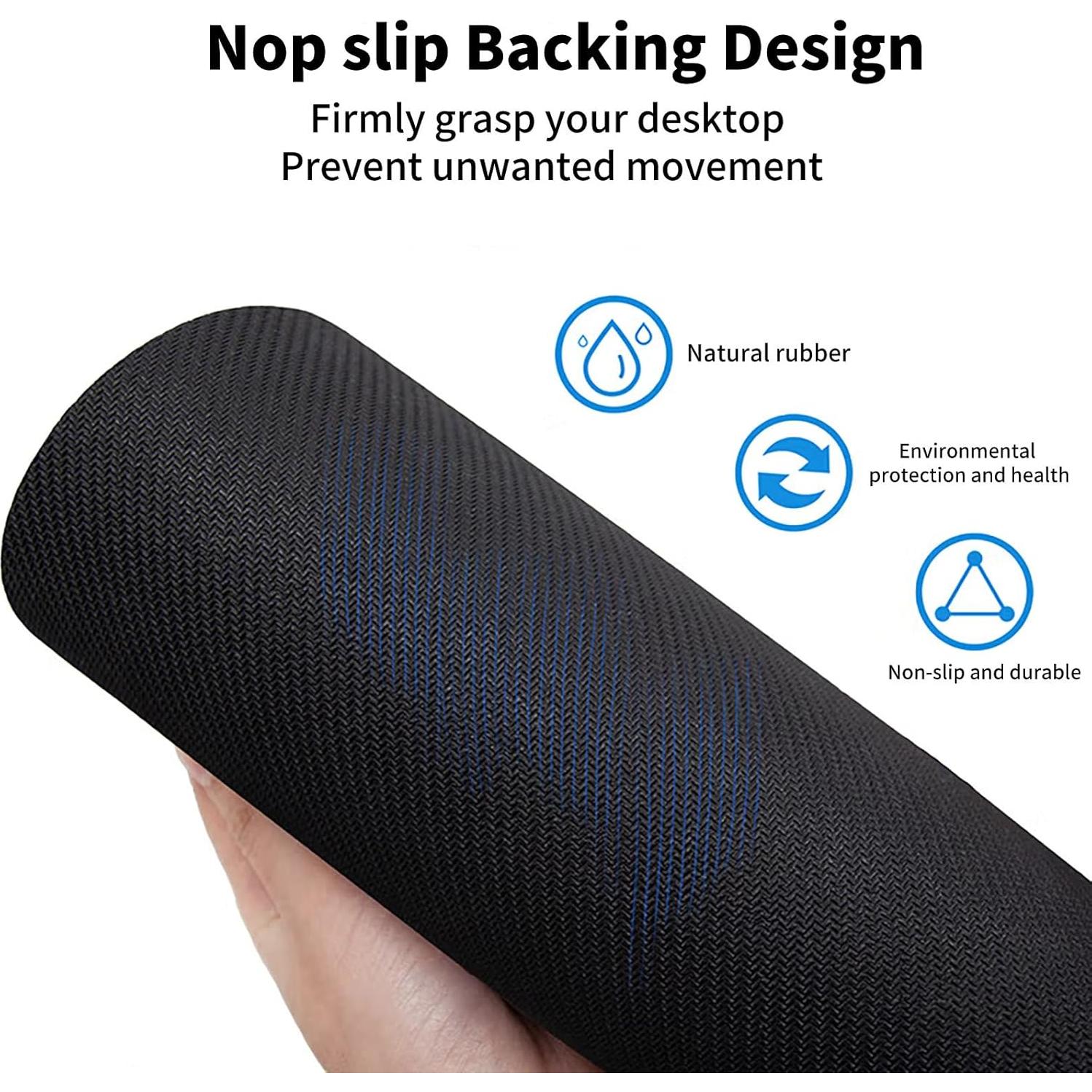 Alfombrilla de Ratón Ergonómica Mxfdegf con Soporte para Muñeca