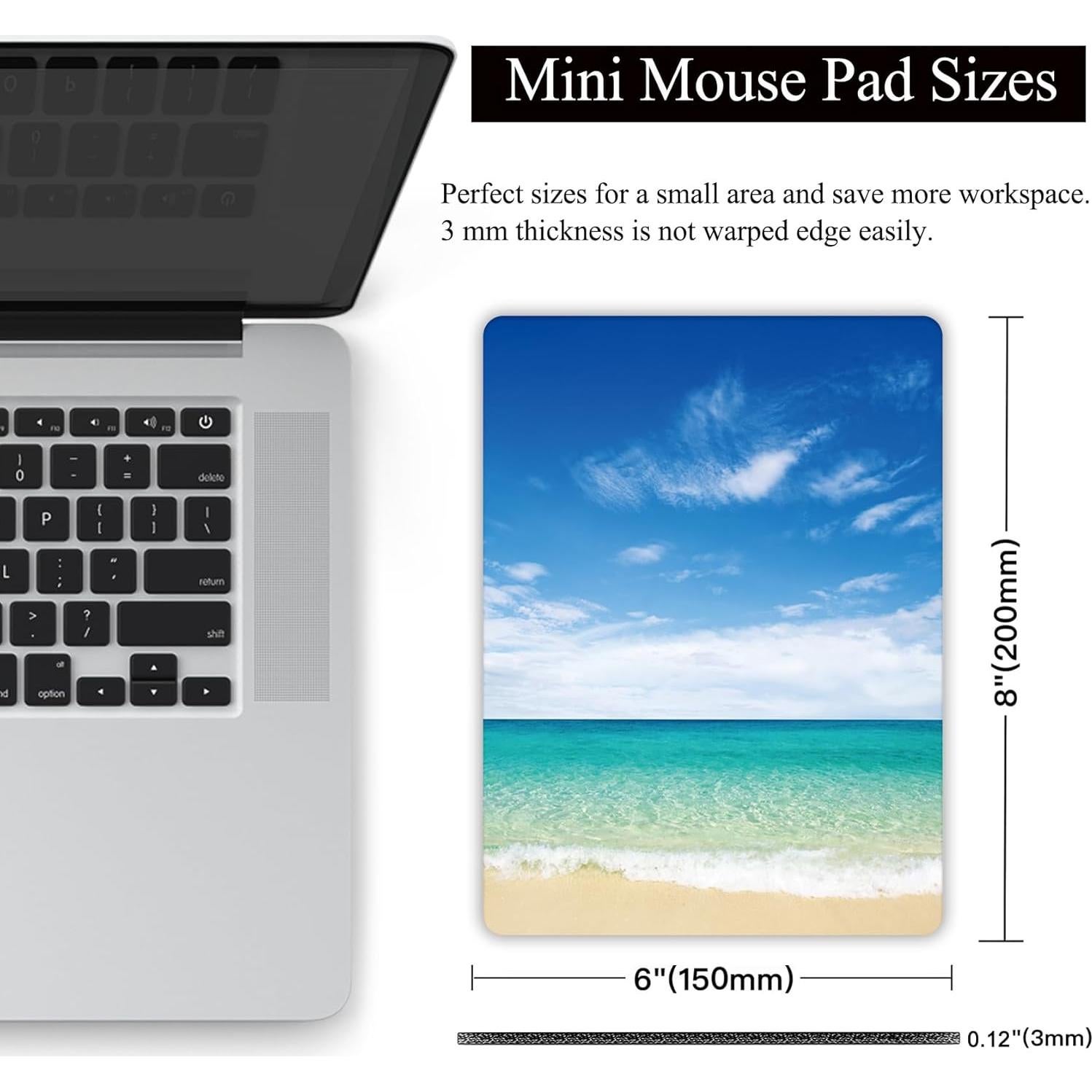 Alfombrilla de Ratón Mini COUKASO 15.24 x 20.32 cm Antideslizante