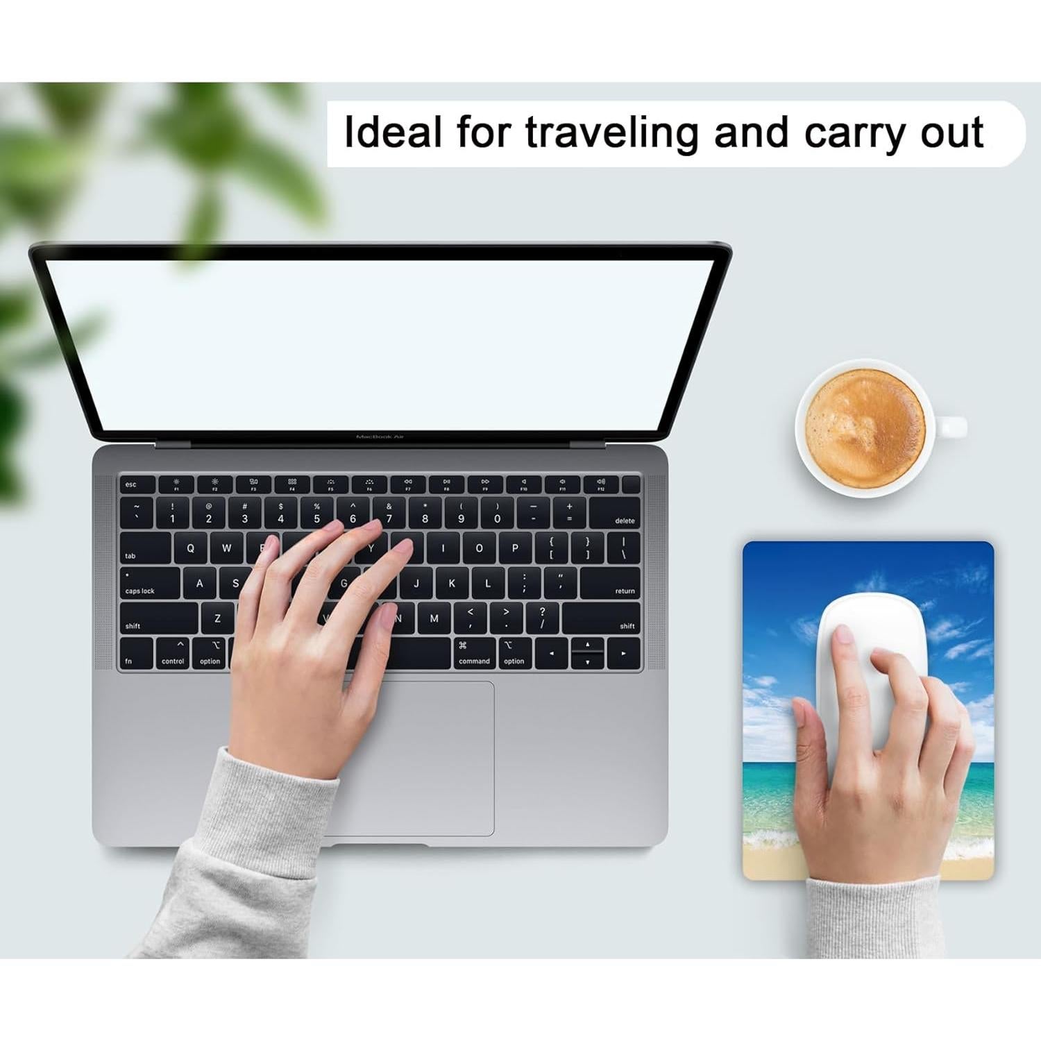 Alfombrilla de Ratón Mini COUKASO 15.24 x 20.32 cm Antideslizante