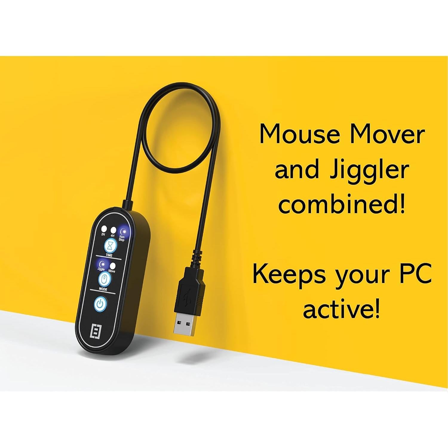 Mouse Mover y Jiggler Tech8 USA, Indetectable, Temporizador