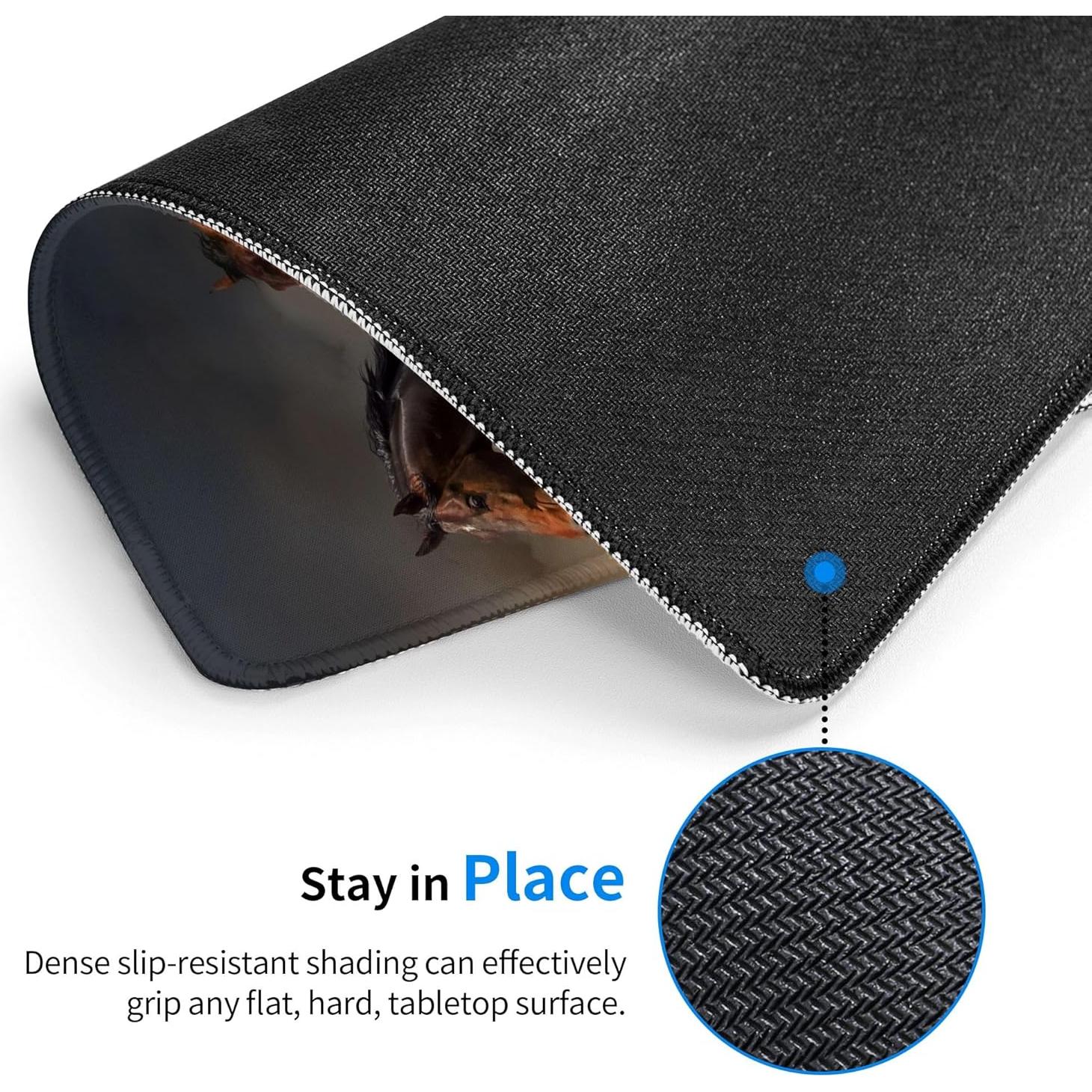 Alfombrilla de Ratón NIYLYNSYN Manada de Caballos 24.1x19.8cm