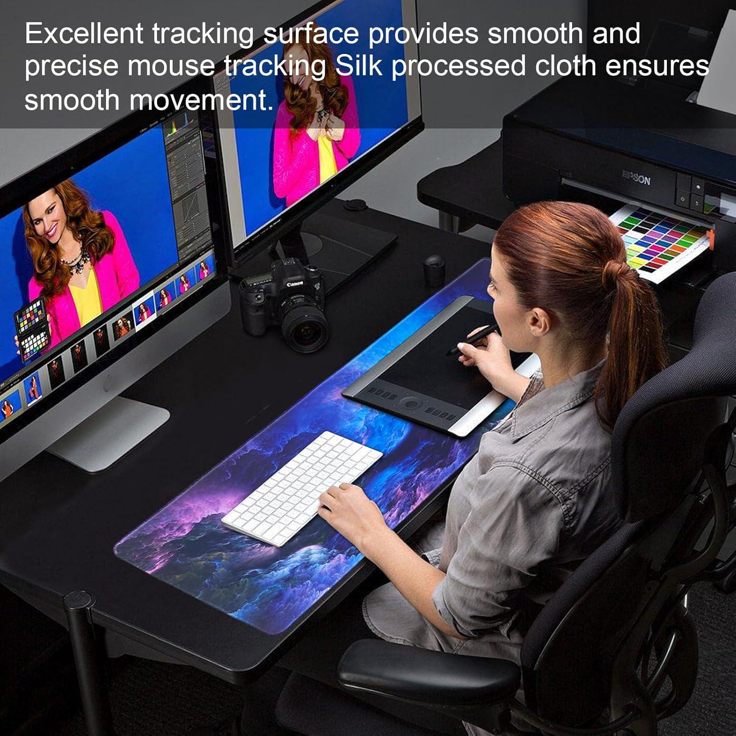 Alfombrilla de Ratón XL Antideslizante Hosimoln 80x30cm