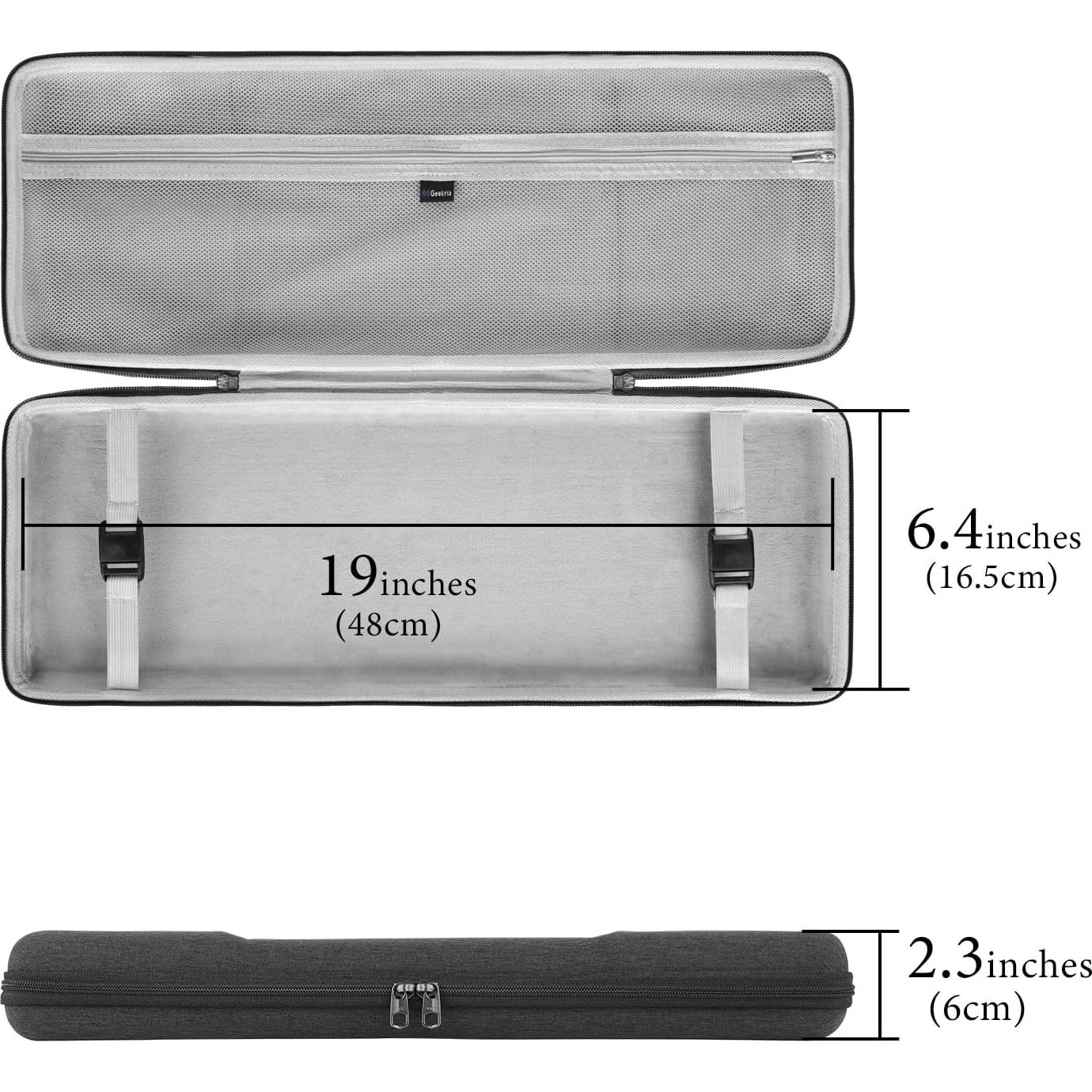 Funda Dura para Teclado Mecánico GEEKRIA 108 Teclas