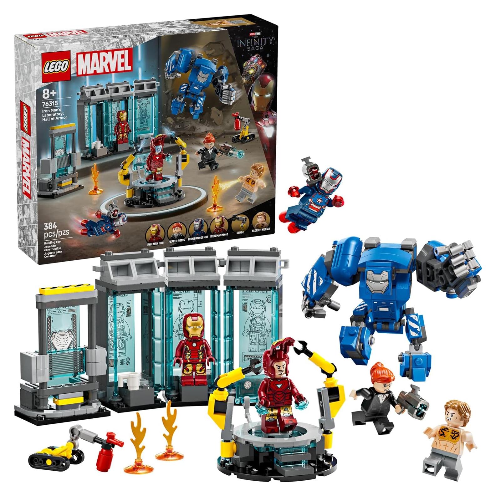 LEGO Marvel Laboratorio de Iron Man 76315 - Set 384 Piezas