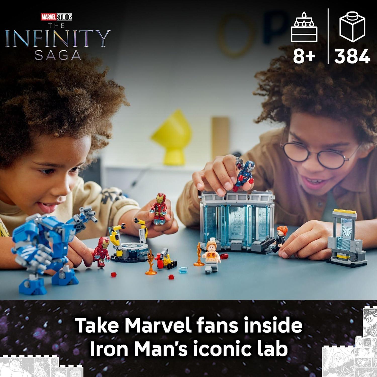LEGO Marvel Laboratorio de Iron Man 76315 - Set 384 Piezas