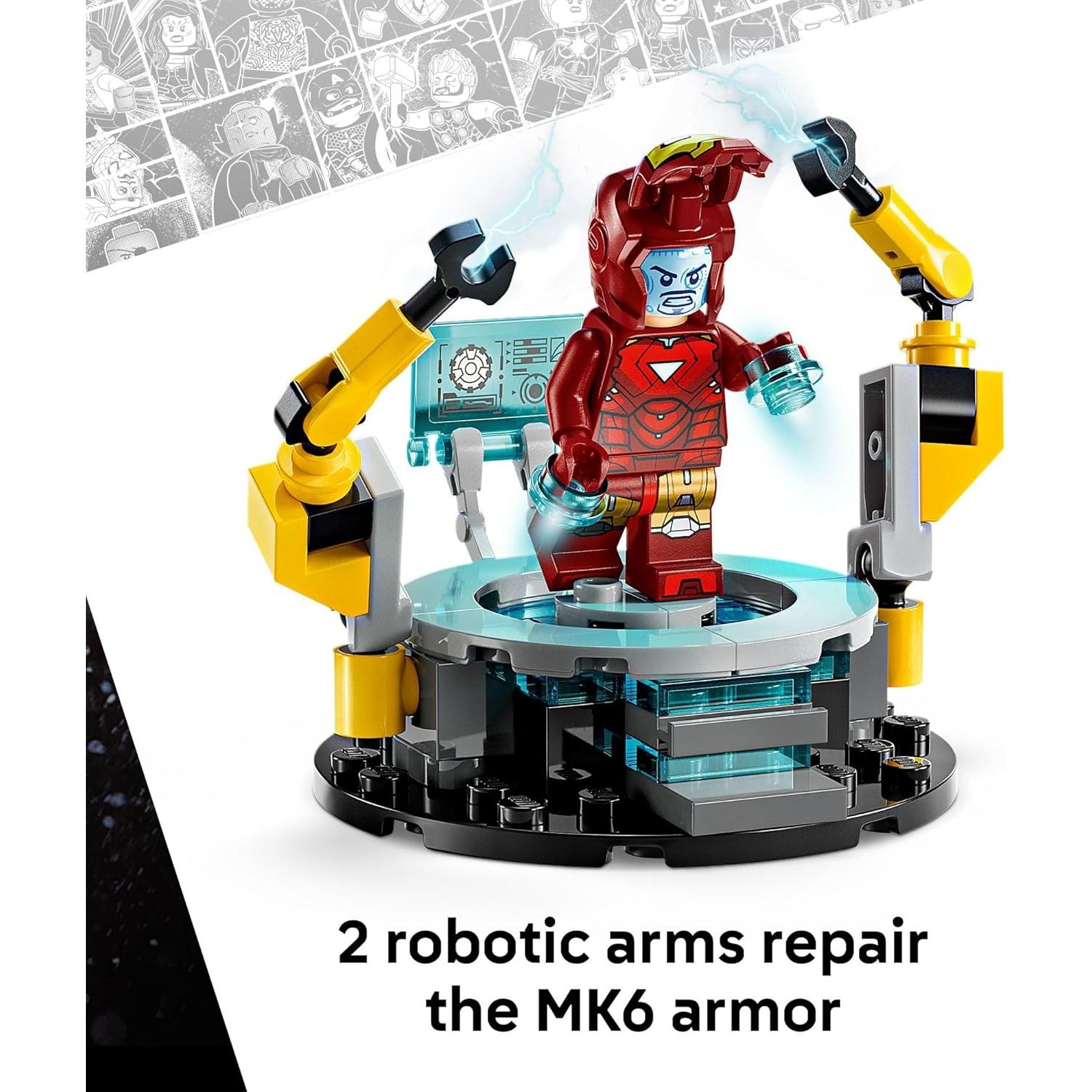 LEGO Marvel Laboratorio de Iron Man 76315 - Set 384 Piezas