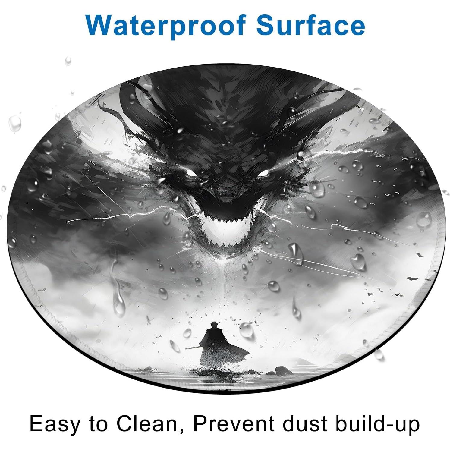 Alfombrilla de Ratón Redonda JAJNKHLN 21.8 cm Antideslizante