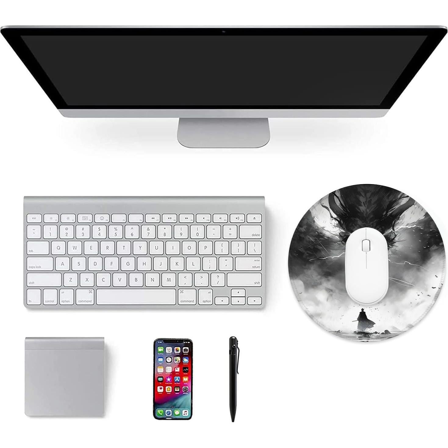 Alfombrilla de Ratón Redonda JAJNKHLN 21.8 cm Antideslizante