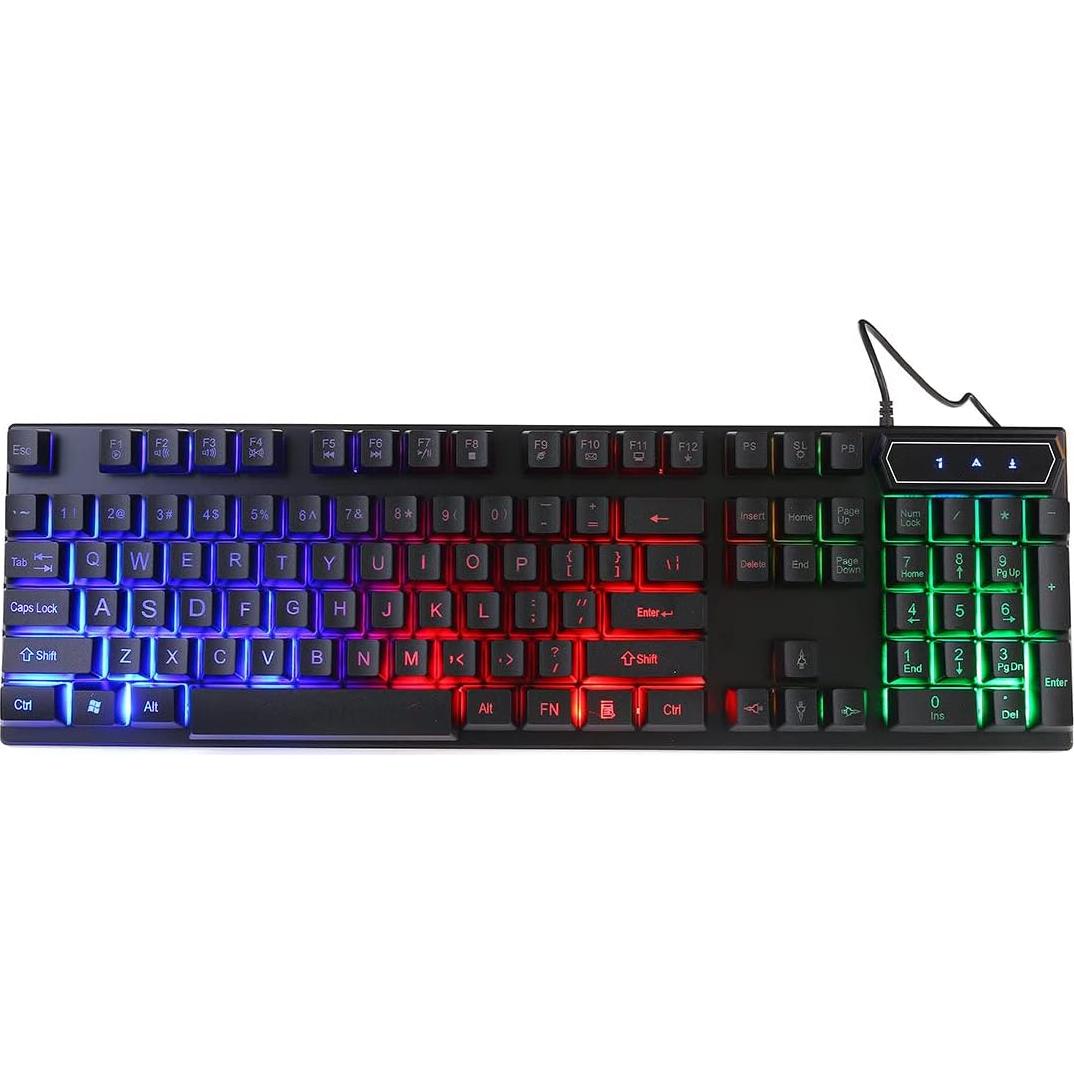 Teclado y Ratón Mecánico RGB MTG - 104 Teclas, 3 Botones