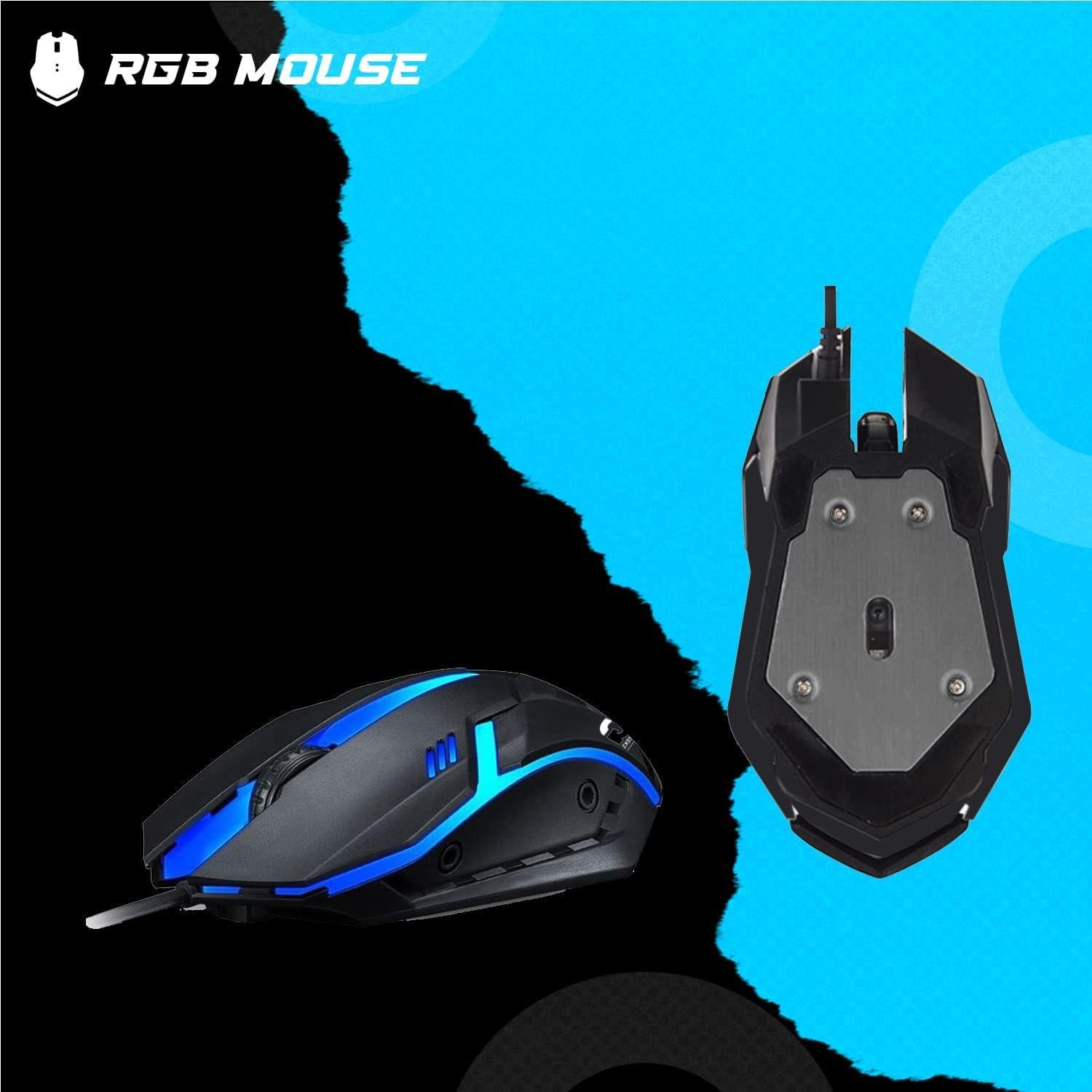 Teclado y Ratón Mecánico RGB MTG - 104 Teclas, 3 Botones