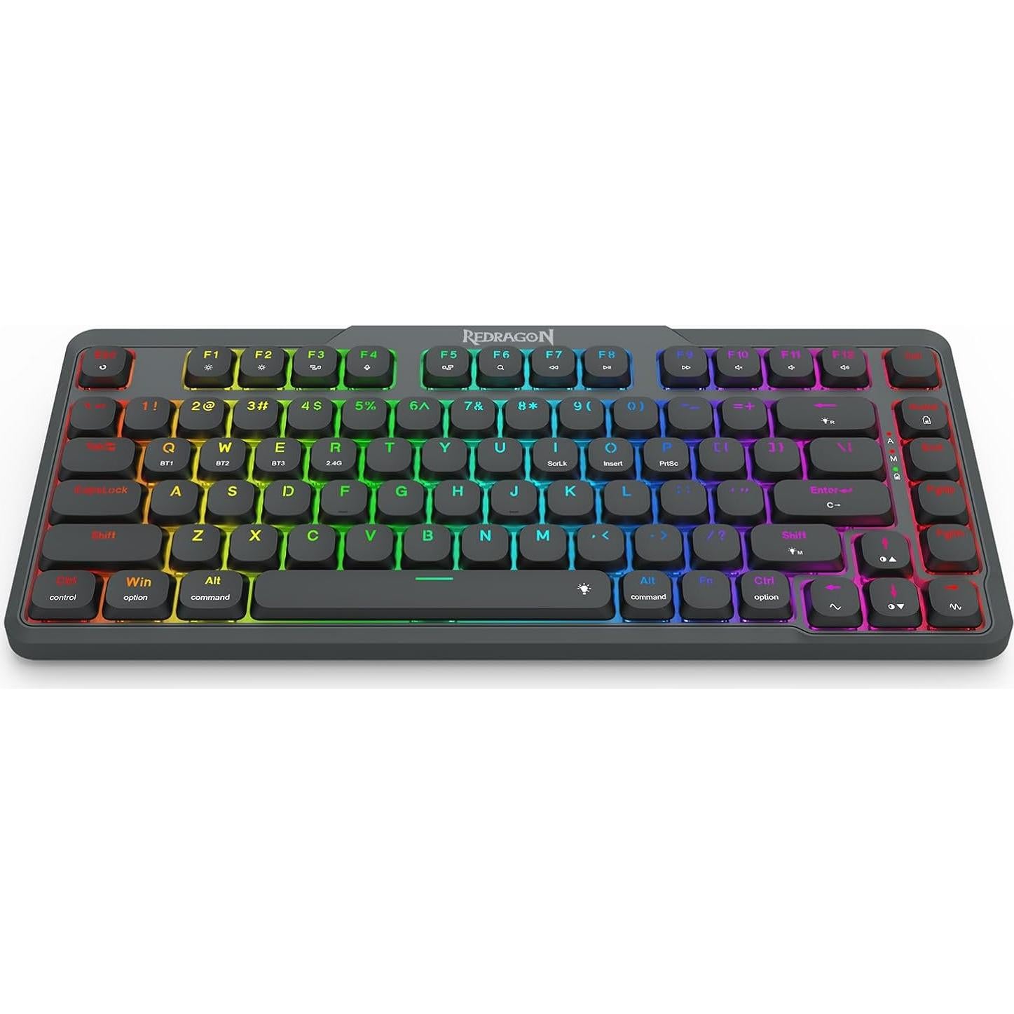 Teclado Gaming Inalámbrico Redragon K706 PRO 82 Teclas RGB
