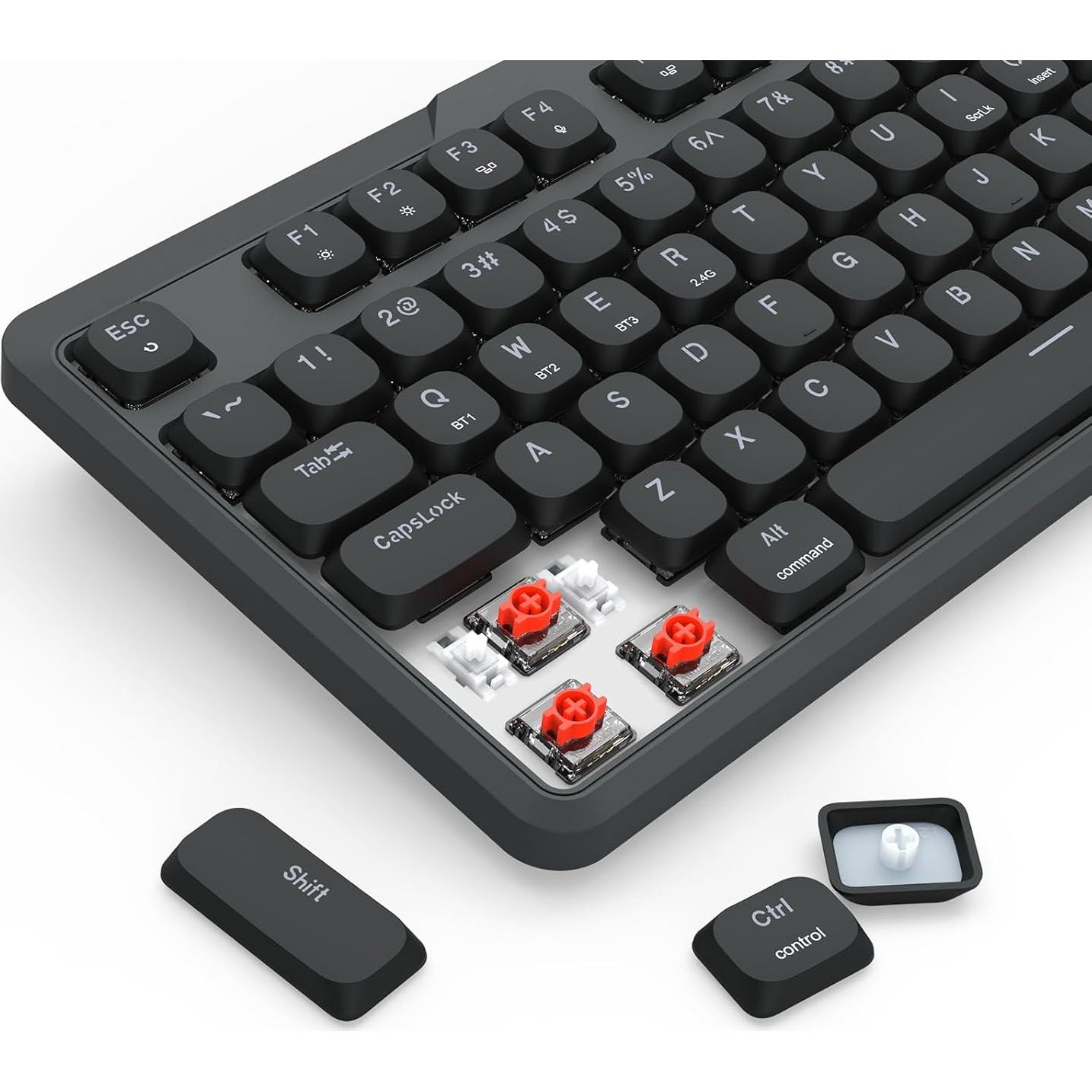 Teclado Gaming Inalámbrico Redragon K706 PRO 82 Teclas RGB