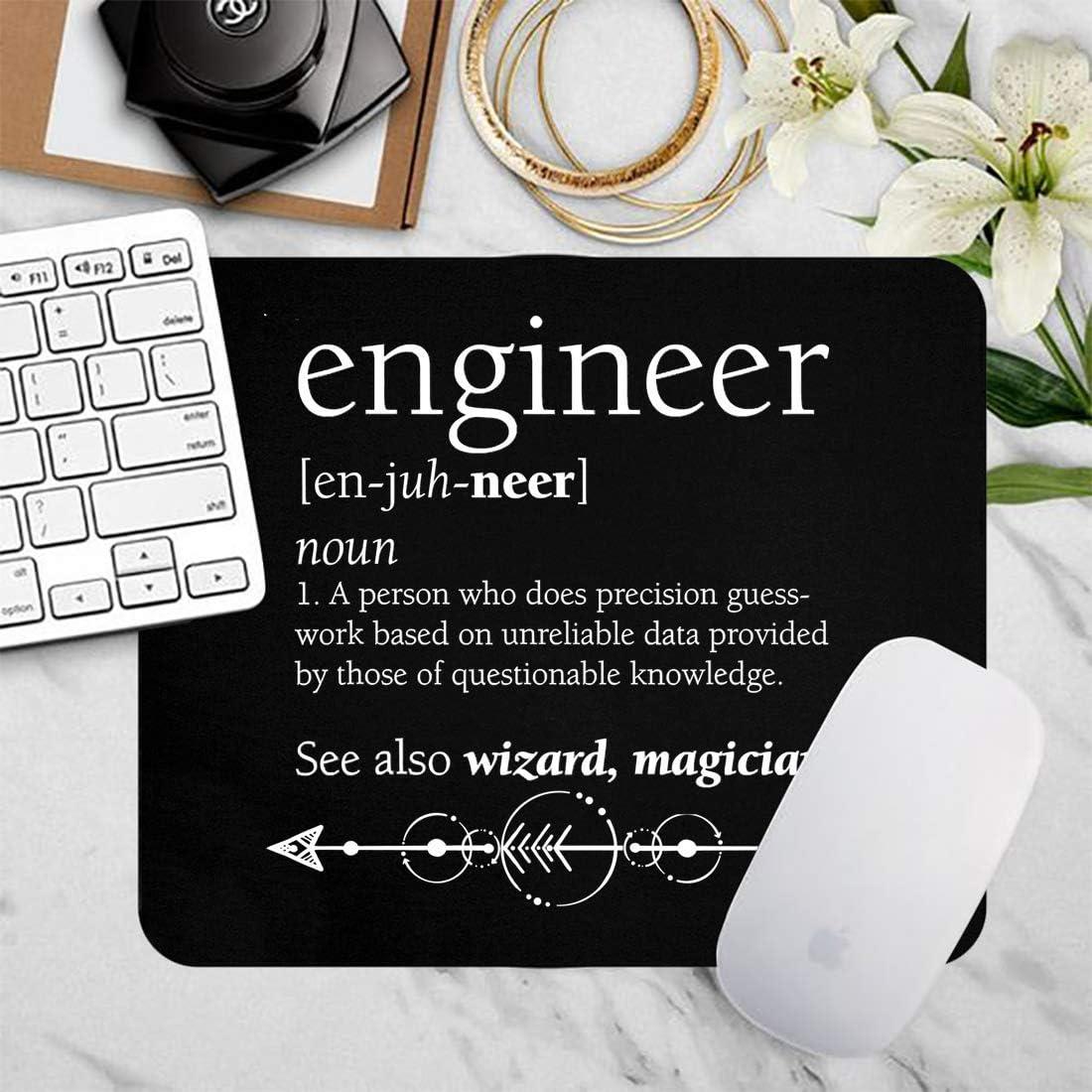 Alfombrilla de Ratón Divertida Yelure - Definición Ingeniero 23.5x19.7cm