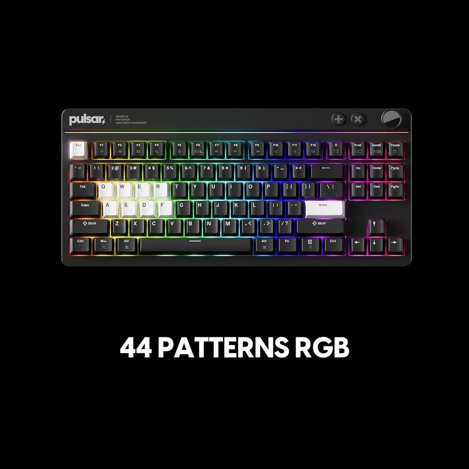 Teclado Mecánico Pulsar XBOARD QS TKL RGB Intercambiable