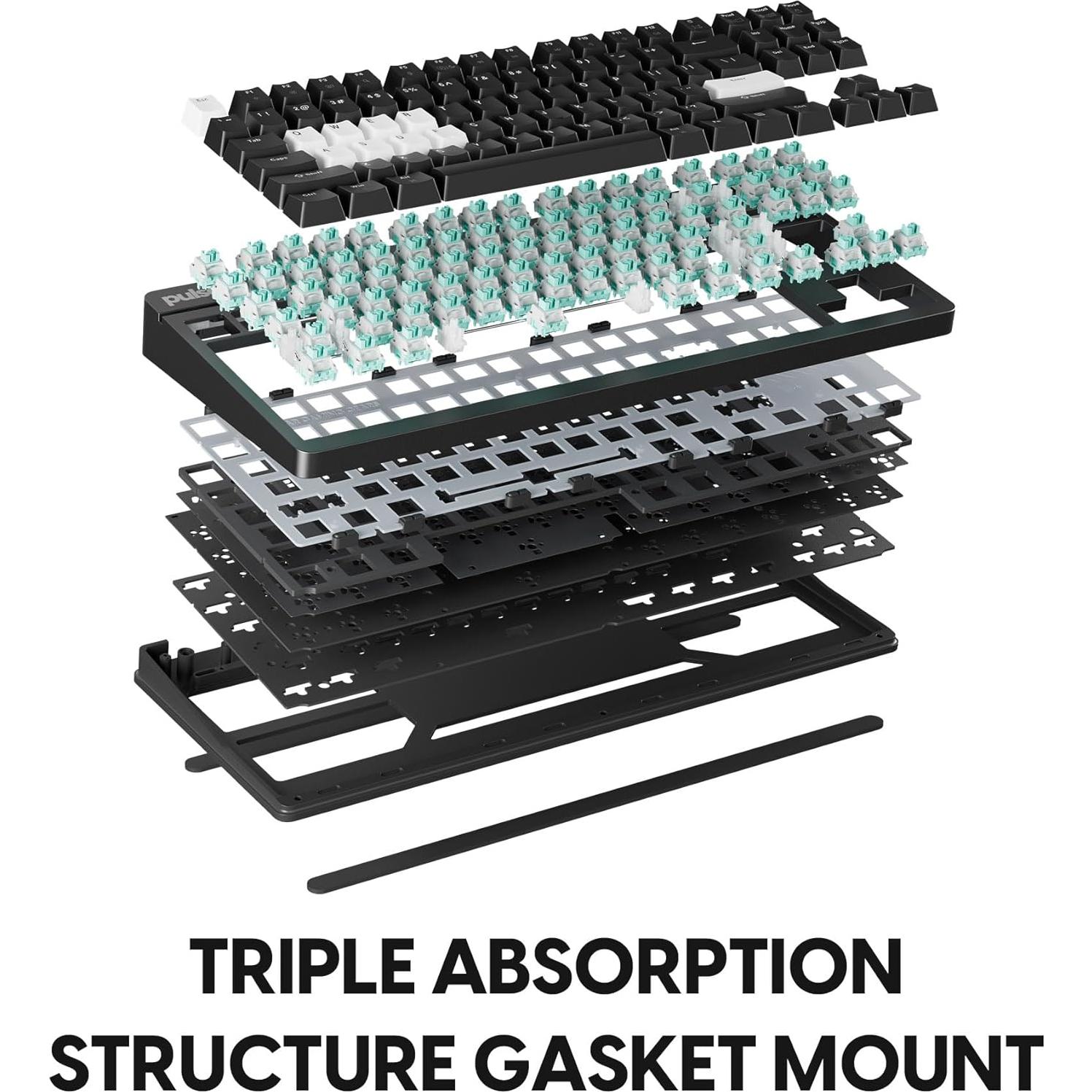 Teclado Mecánico Pulsar XBOARD QS TKL RGB Intercambiable