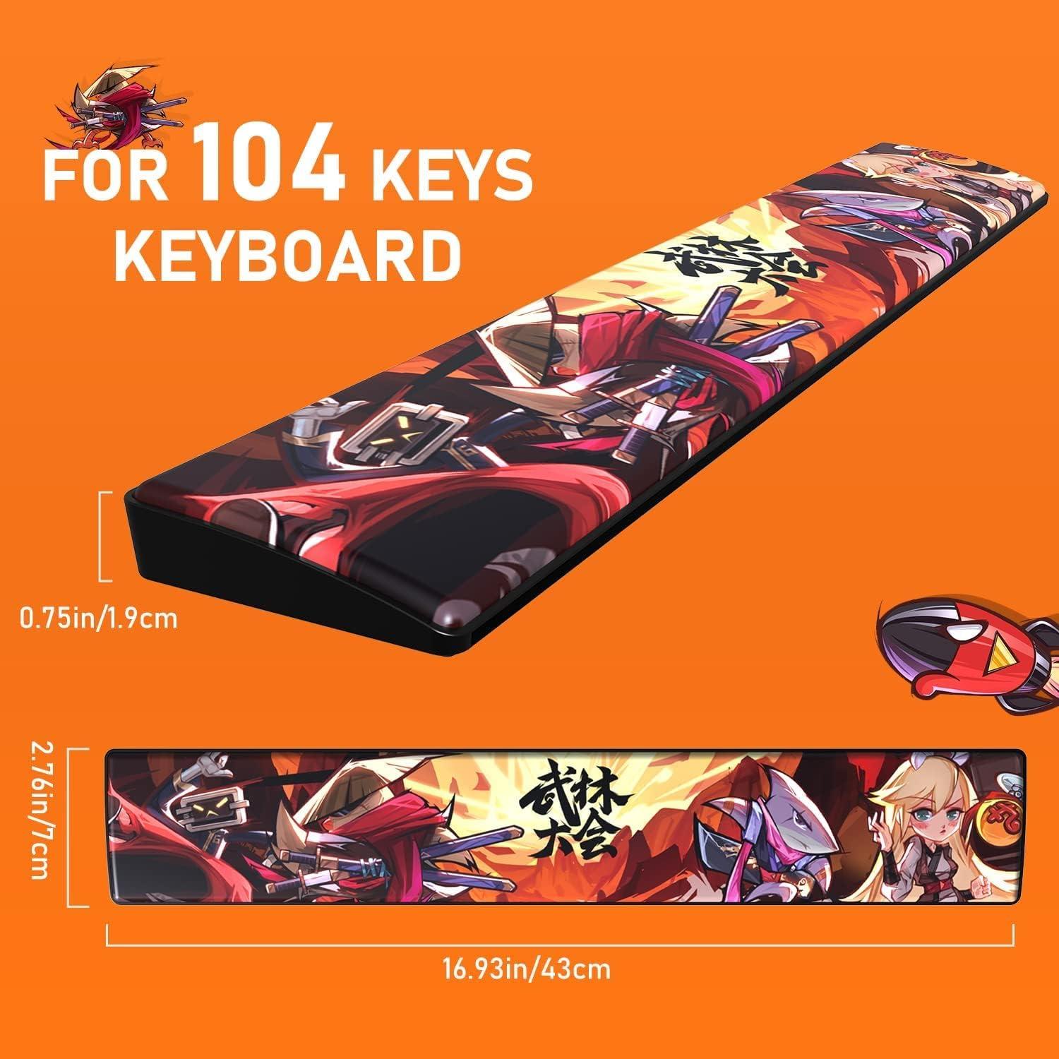 Reposamuñecas Ergonómico AJAZZ para Teclado Mecánico 42.7x7.1cm