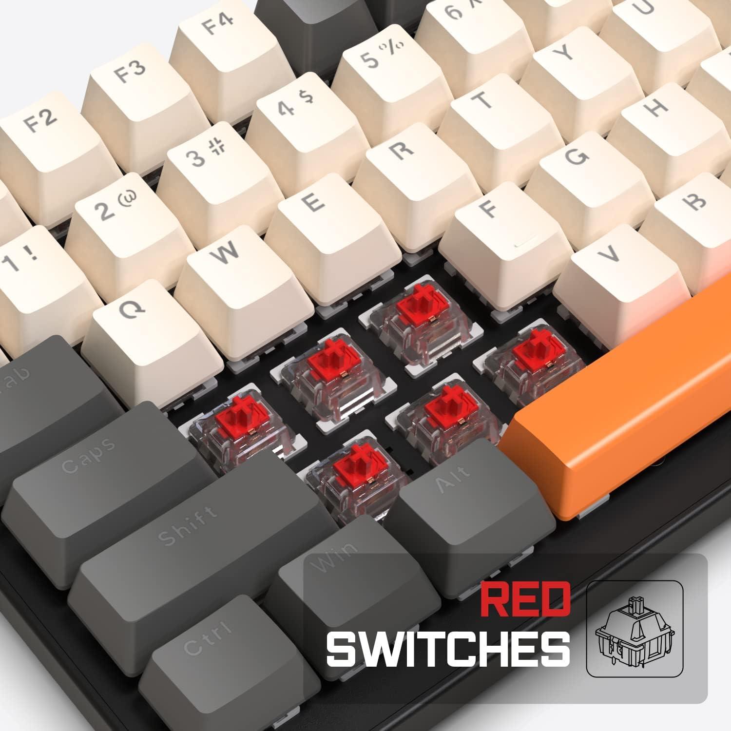 Teclado Mecánico ZIYOU LANG K3 RGB 98 Teclas + Ratón Ultra-Ligero
