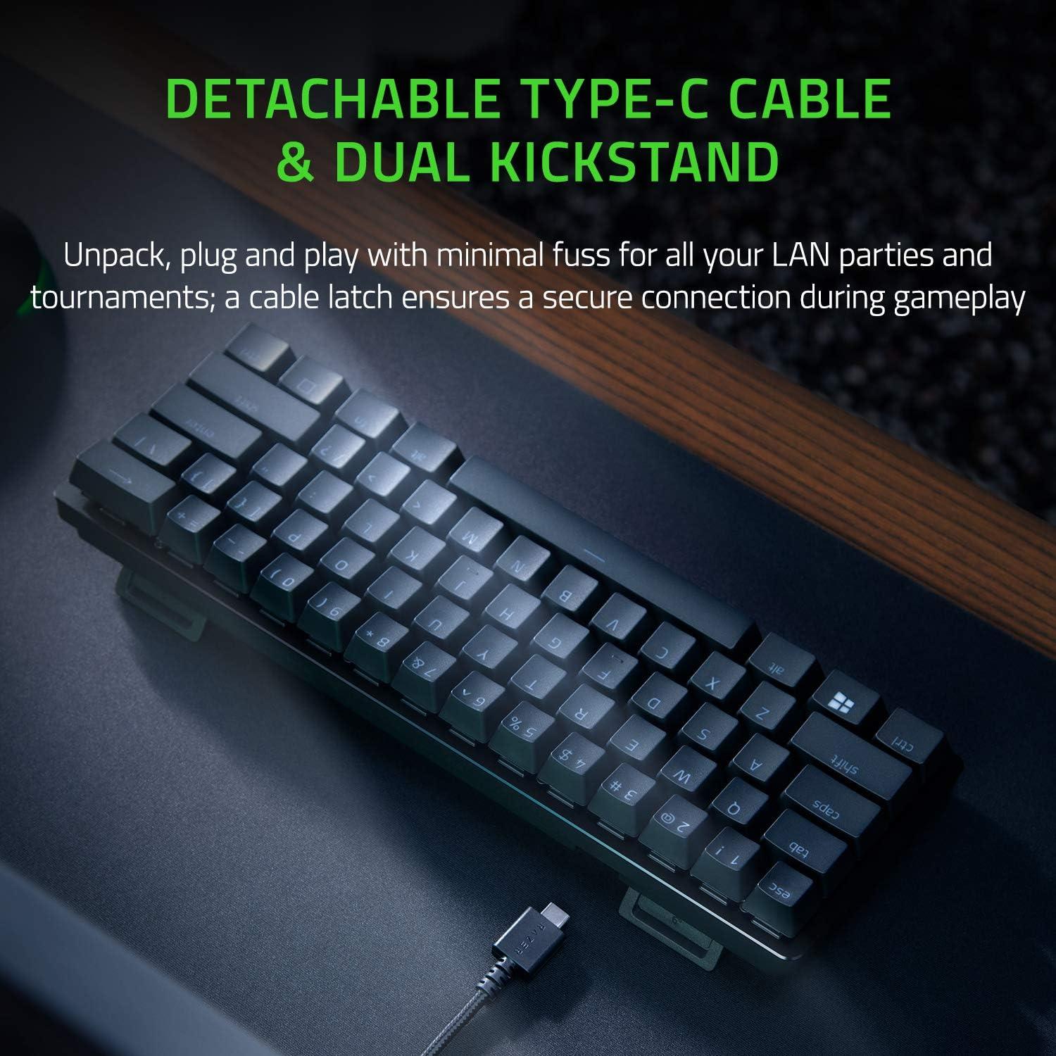 Teclado Gaming Razer Huntsman Mini 60% Óptico RGB Negro