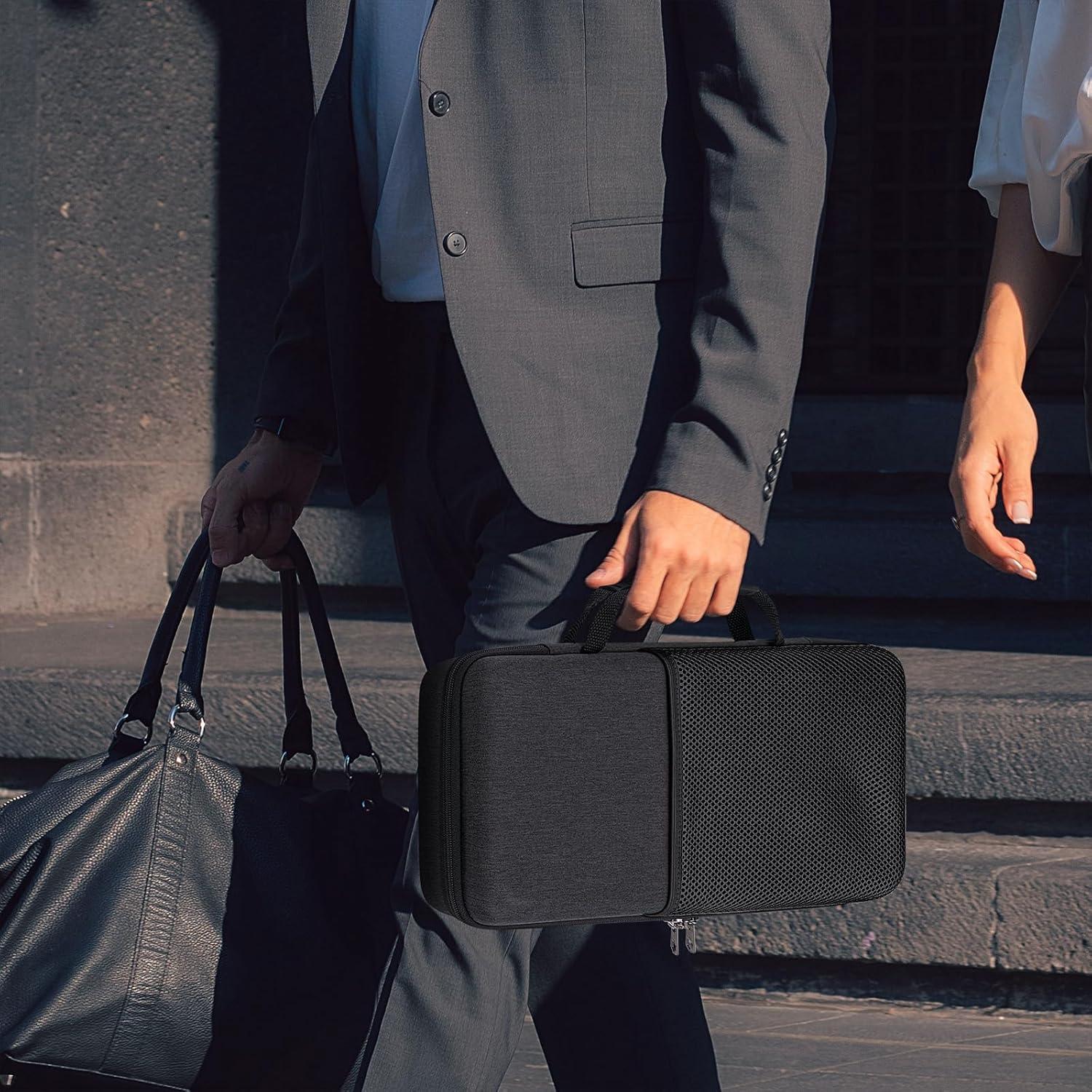 Funda Dura para Teclado TKL GEEKRIA Gris Oscuro 39x18.5cm