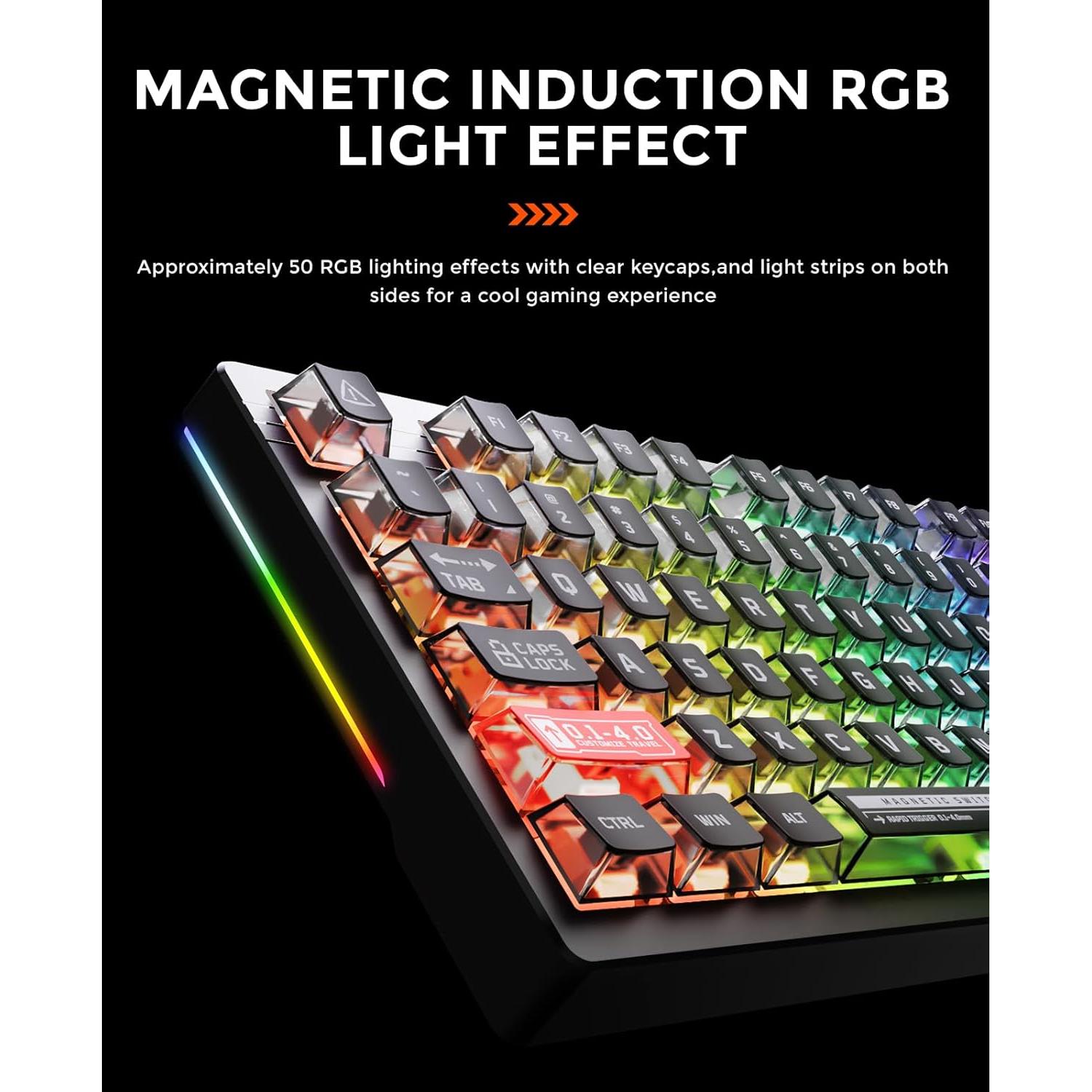 Teclado Gaming DAREU EK75RT TKL Magnético RGB 75%
