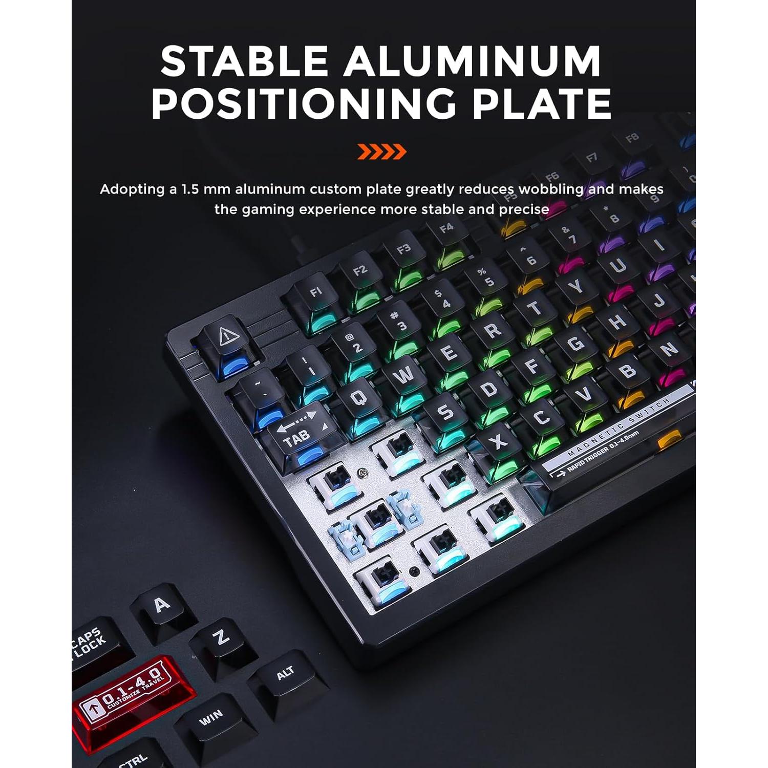 Teclado Gaming DAREU EK75RT TKL Magnético RGB 75%