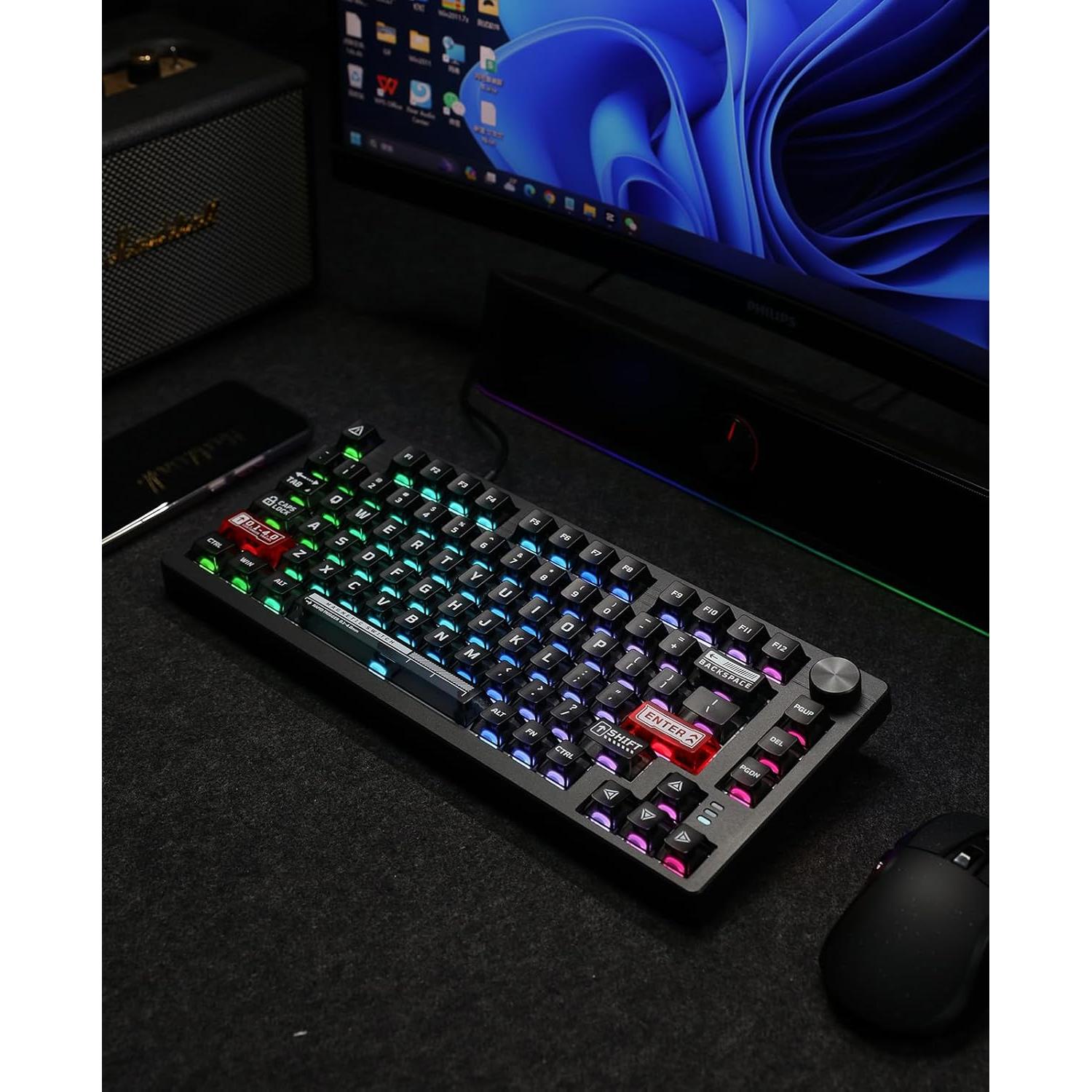 Teclado Gaming DAREU EK75RT TKL Magnético RGB 75%