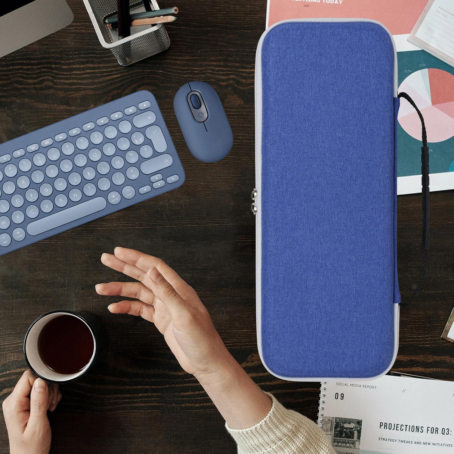 Funda Dura GEEKRIA para Teclado y Ratón Logitech Pebble