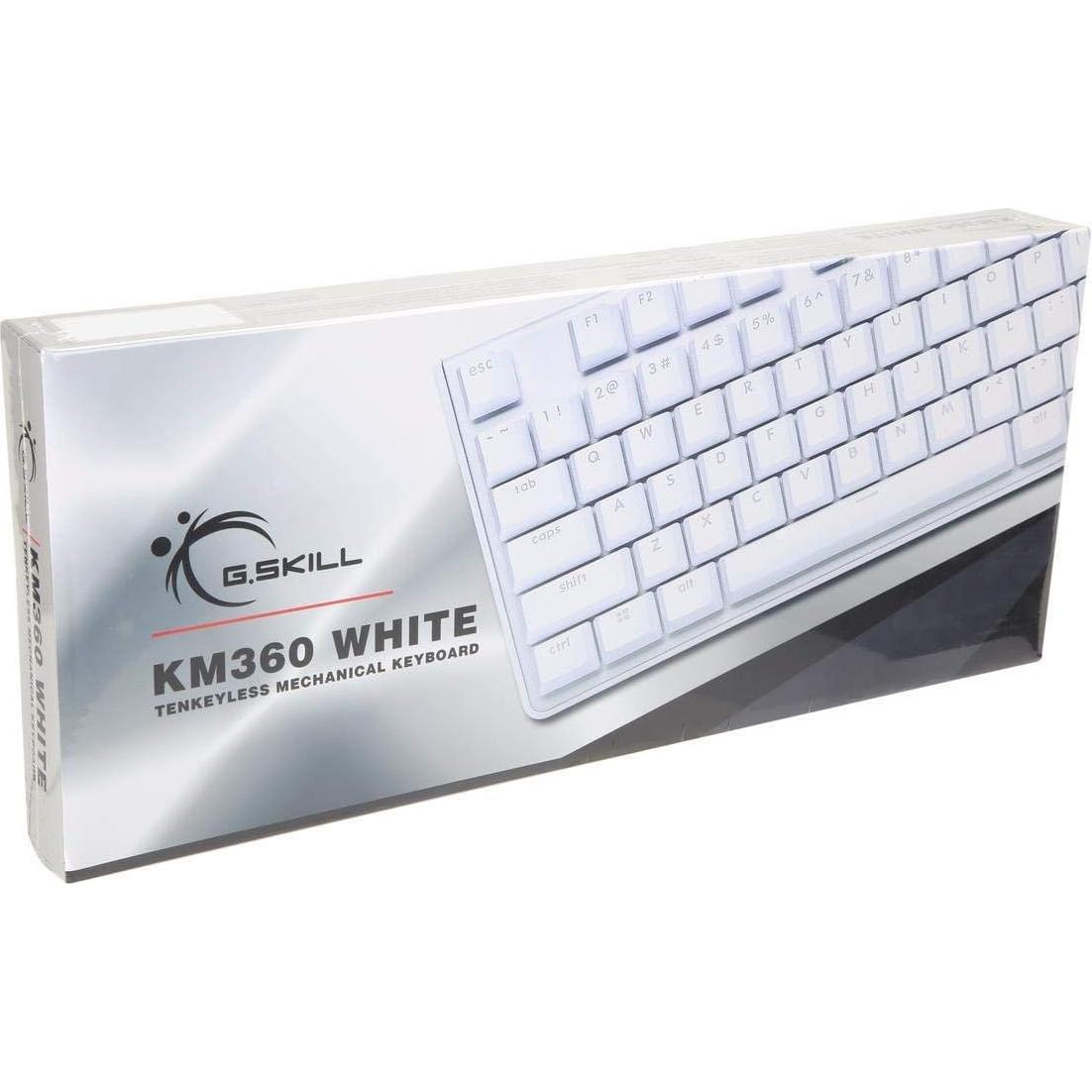Teclado Mecánico Tenkeyless G.SKILL KM360 Cherry MX Rojo