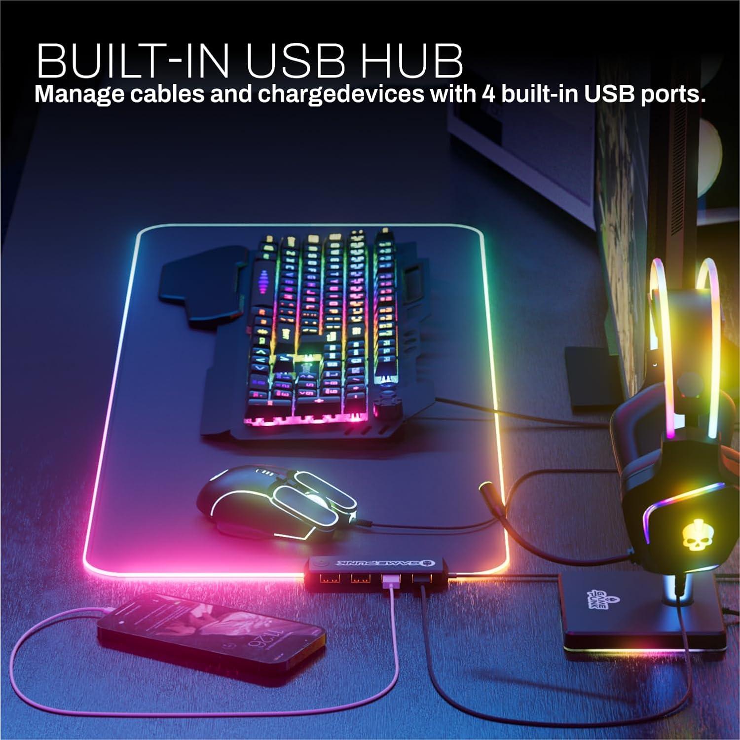 Paquete Gamer 6 en 1 Game Punk - Teclado, Ratón, Auriculares RGB