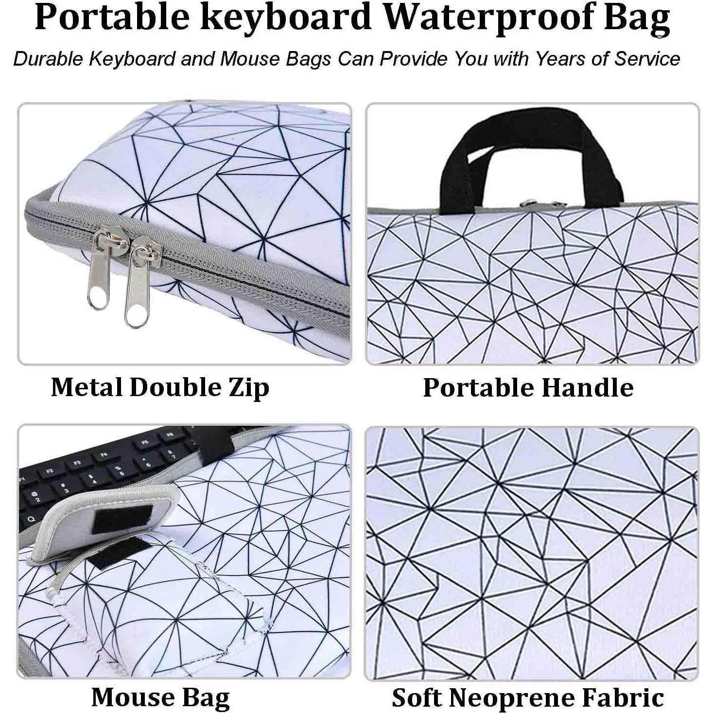 Funda de teclado y ratón Logitech MK270 NUENSS-ROR Neopreno