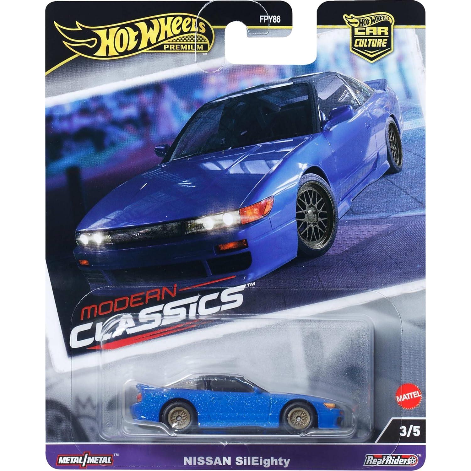 Hot Wheels Premium Coche Coleccionable Nissan SilEighty 1:64