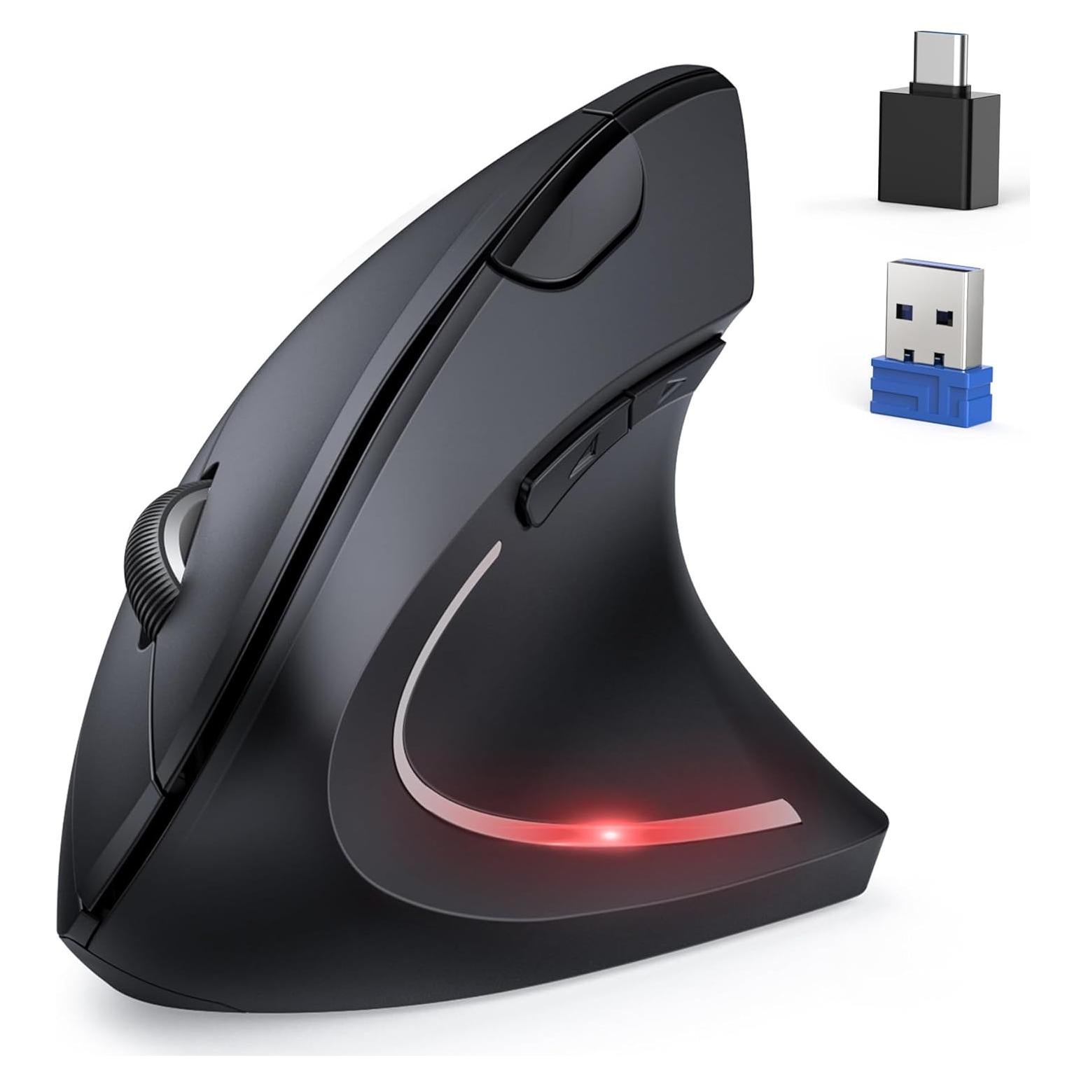 Ratón Ergonómico TECKNET Vertical Inalámbrico 4800 DPI